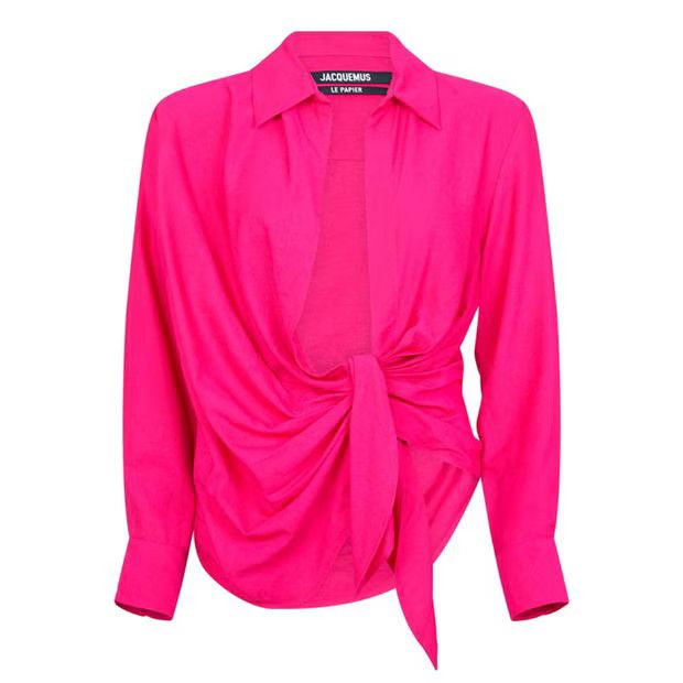 Jacquemus o1g2r1mq1024 Shirt in Pink Size M / US 6-8 / IT 42-44 - 1 Thumbnail