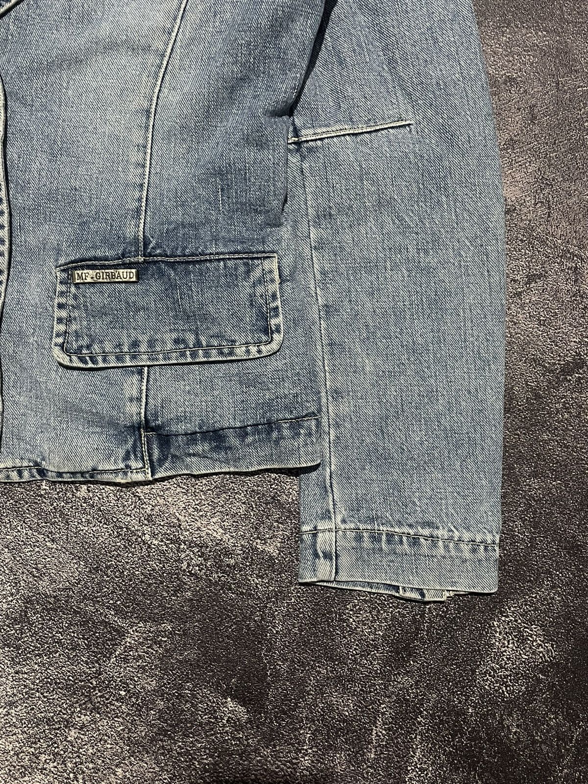 Marithe + Francois Girbaud Vintage Marithe Francois Girbaud Denim Blazer Jacket Size M / US 6-8 / IT 42-44 - 4 Thumbnail