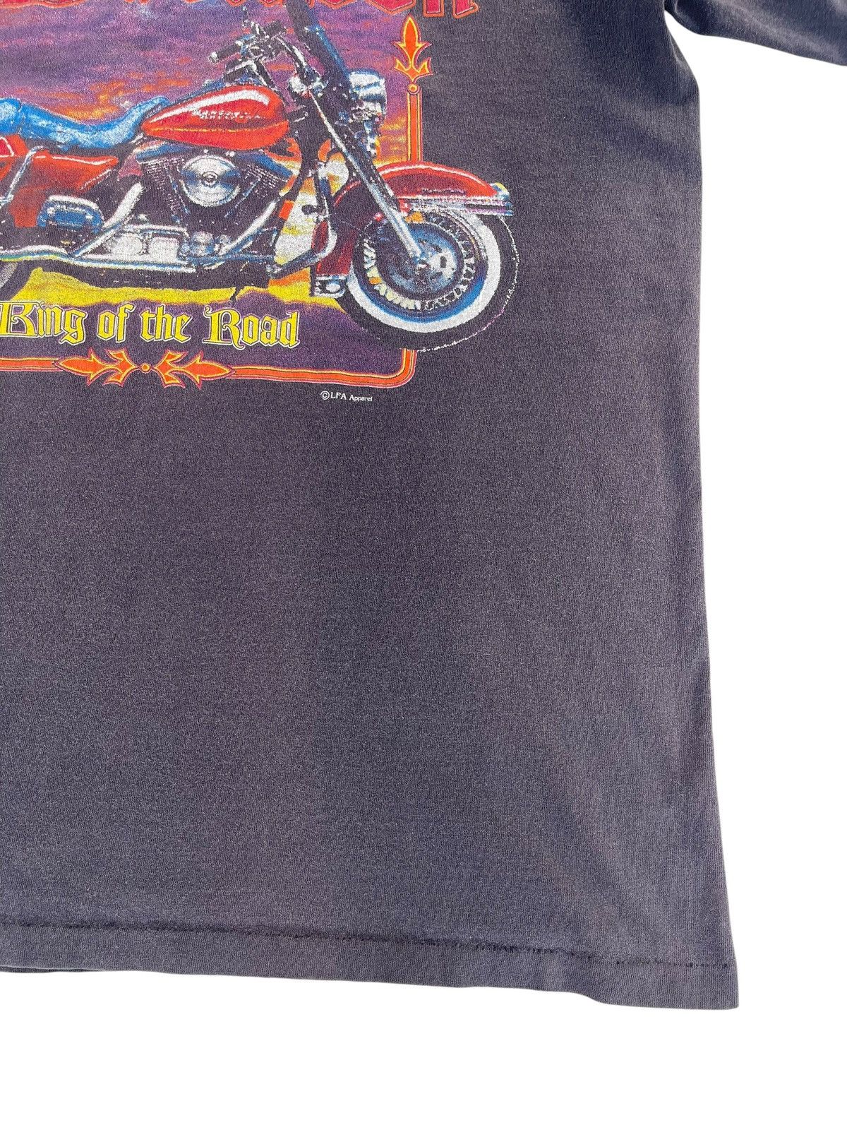 Harley Davidson Vintage 1995 HD Harley Davidson King Of The Road Shirt Tee Size US L / EU 52-54 / 3 - 4 Thumbnail