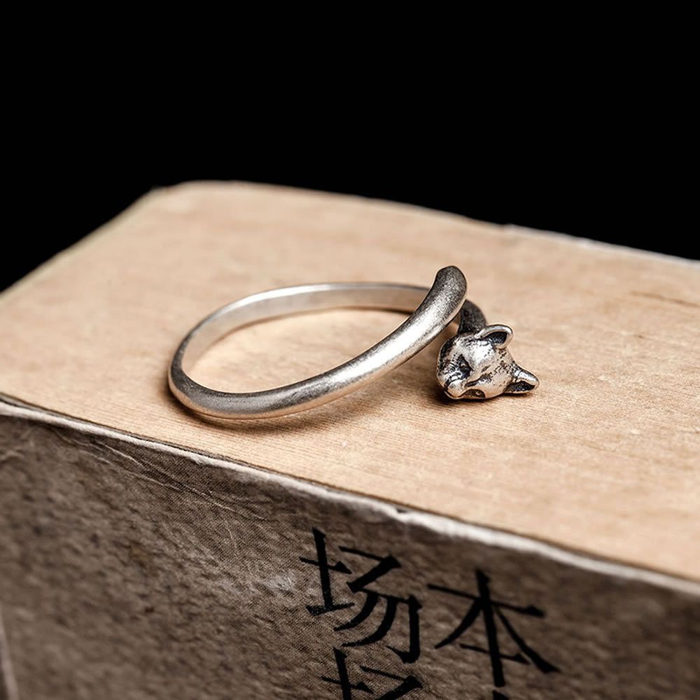 Jewelry Cat Future Jewelry Rings Open Size Chrome Ring (Size 7-13) Size ONE SIZE - 1 Thumbnail