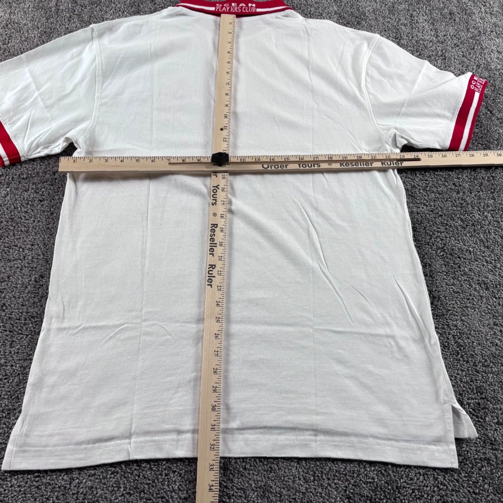 Vintage VINTAGE Blue Ocean Polo Shirt Mens XL White Cotton Yacht Club Size US XL / EU 56 / 4 - 4 Thumbnail