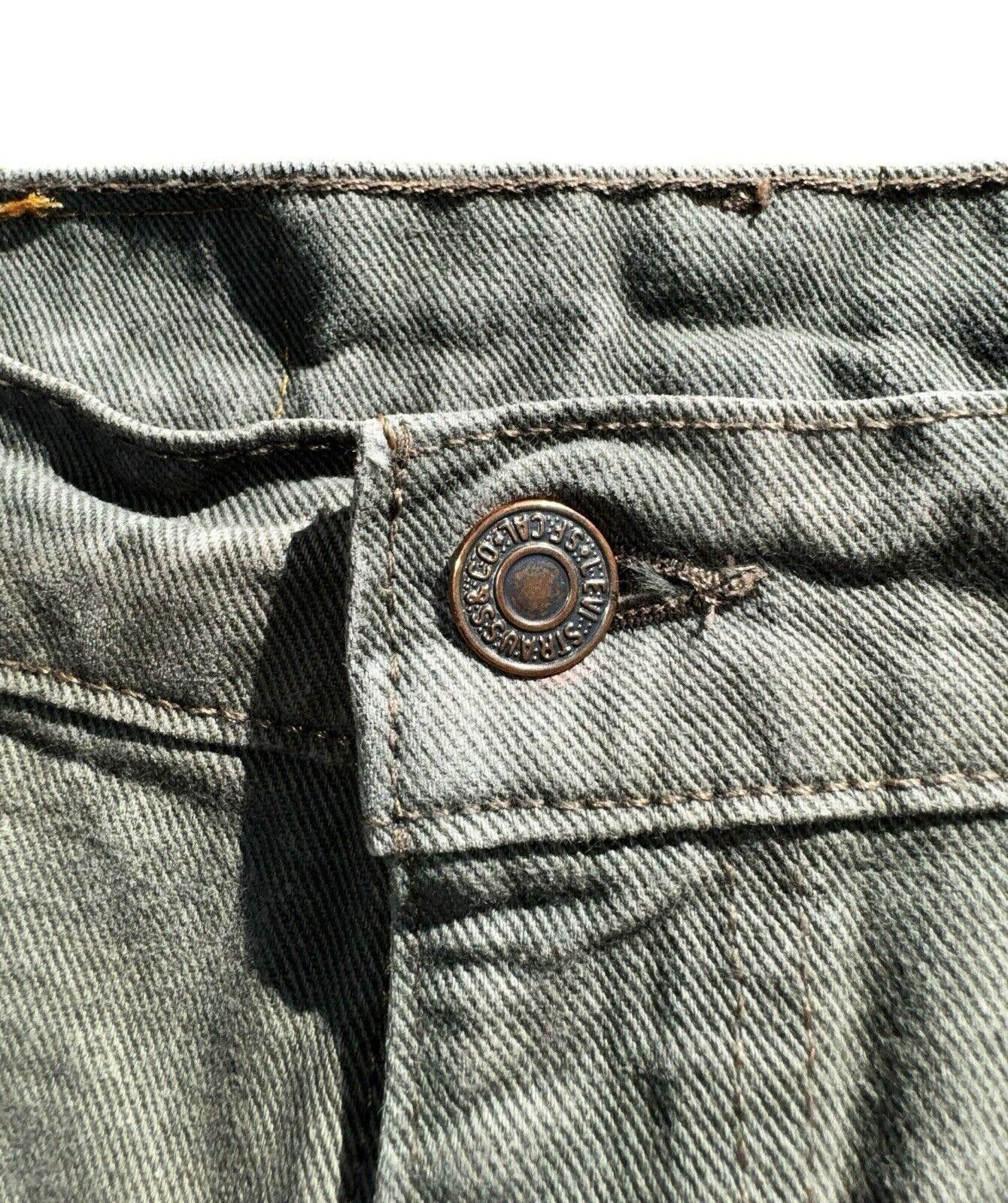 Levi's Vintage Levis 550 90s Orange Tab Moss Green Jeans 38x30 Size US 38 / EU 54 - 6 Thumbnail