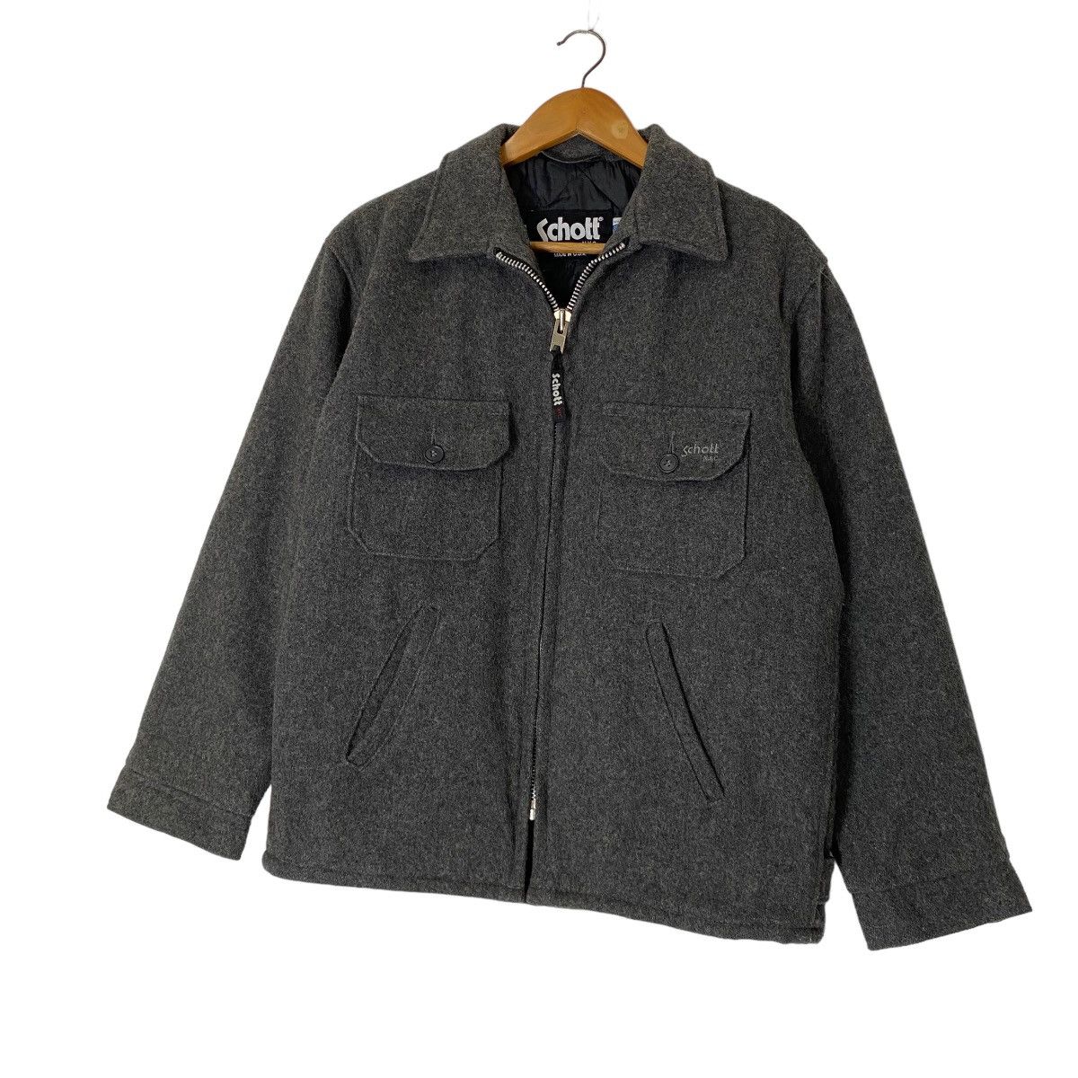 Schott ✨Vintage Schott NYC wool worker style zipper jacket Size US M / EU 48-50 / 2 - 5 Thumbnail
