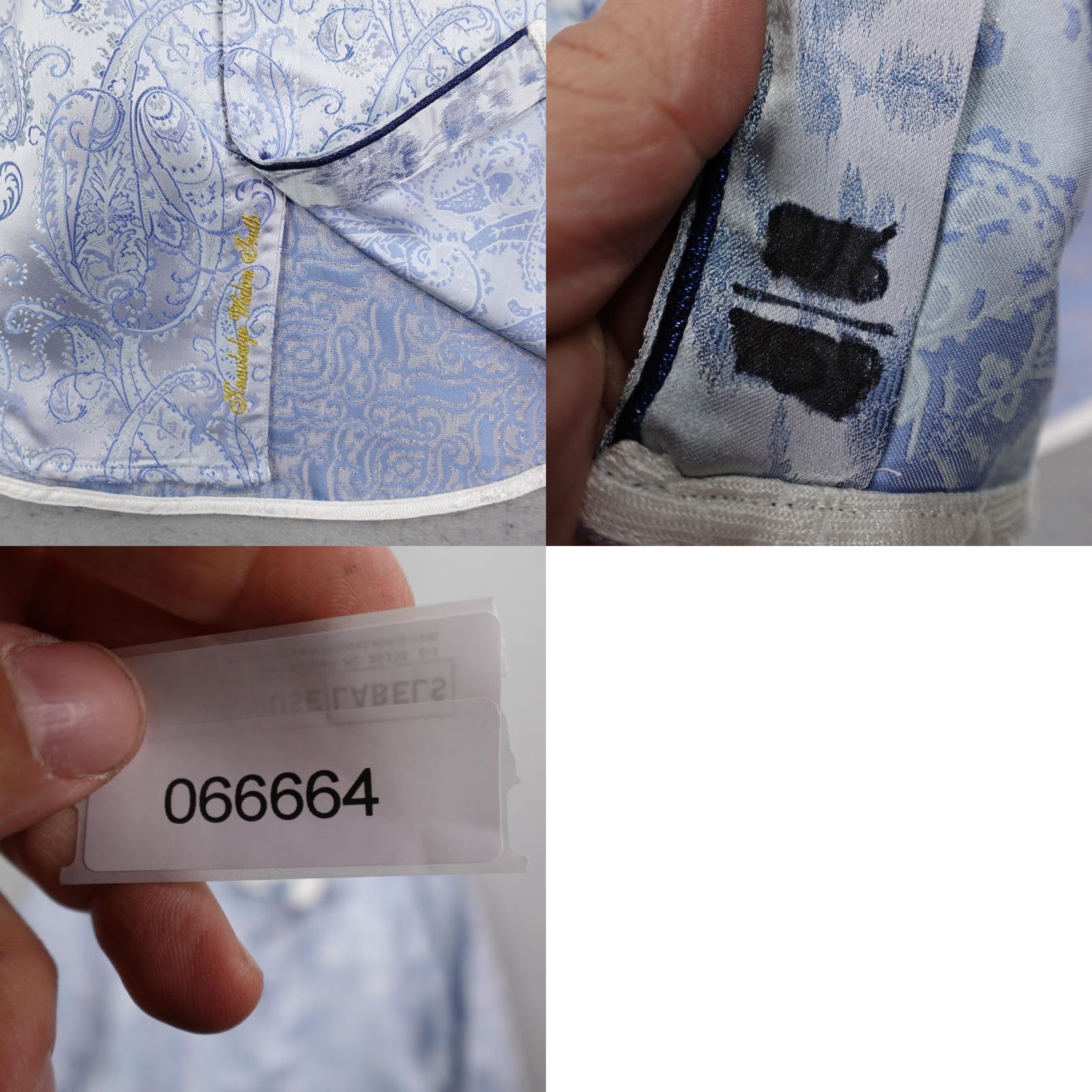 Robert Graham Robert Graham Shirt Mens Small Blue Jacquard Paisley Limited Edition Button Up Size US S / EU 44-46 / 1 - 8 Thumbnail