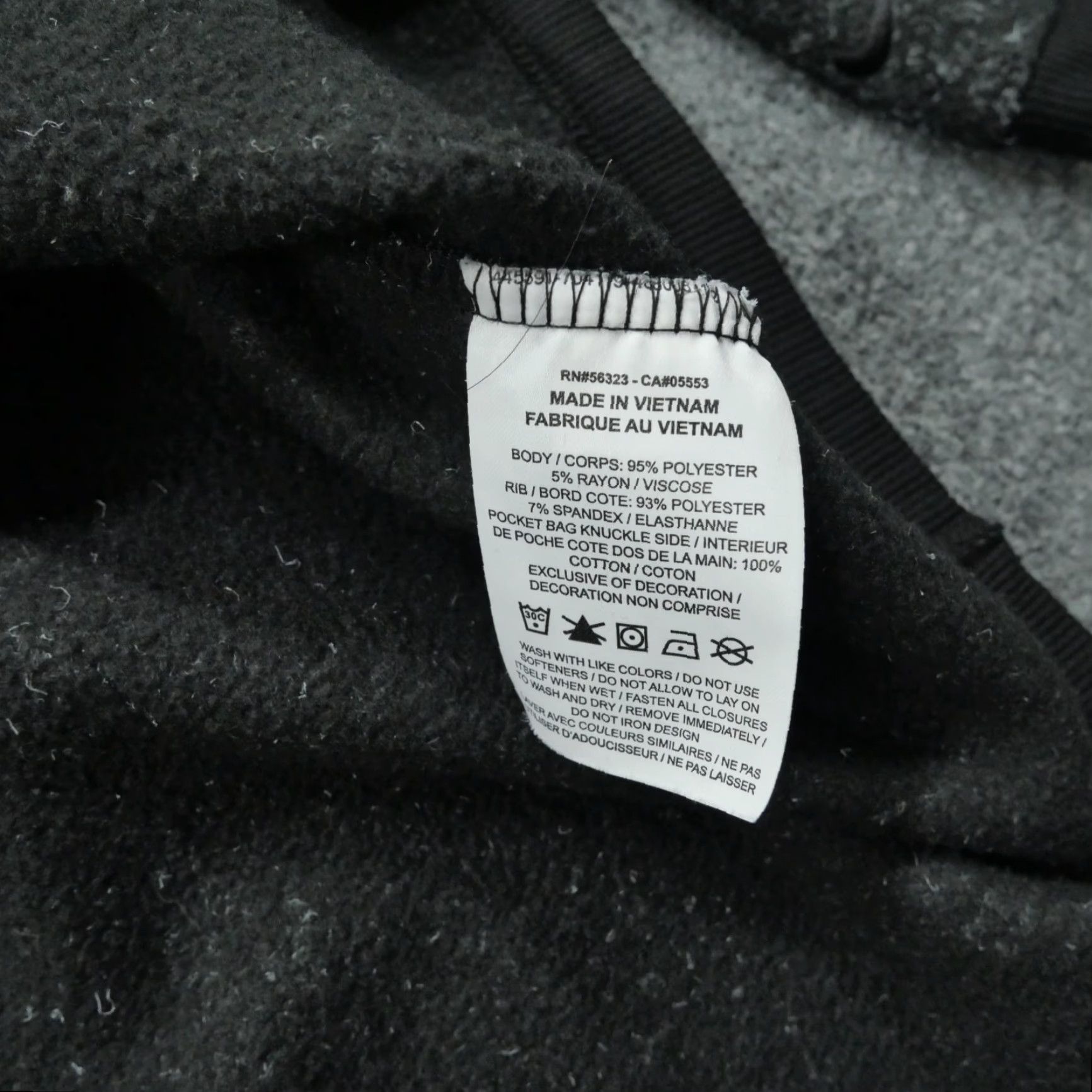 Nike VINTAGE Nike Hoodie Men XL Black 90s Full Zip Fleece Therma Hooded Regular Size XL Black Nike Hoodie Mens 90s Size US XL / EU 56 / 4 - 6 Thumbnail