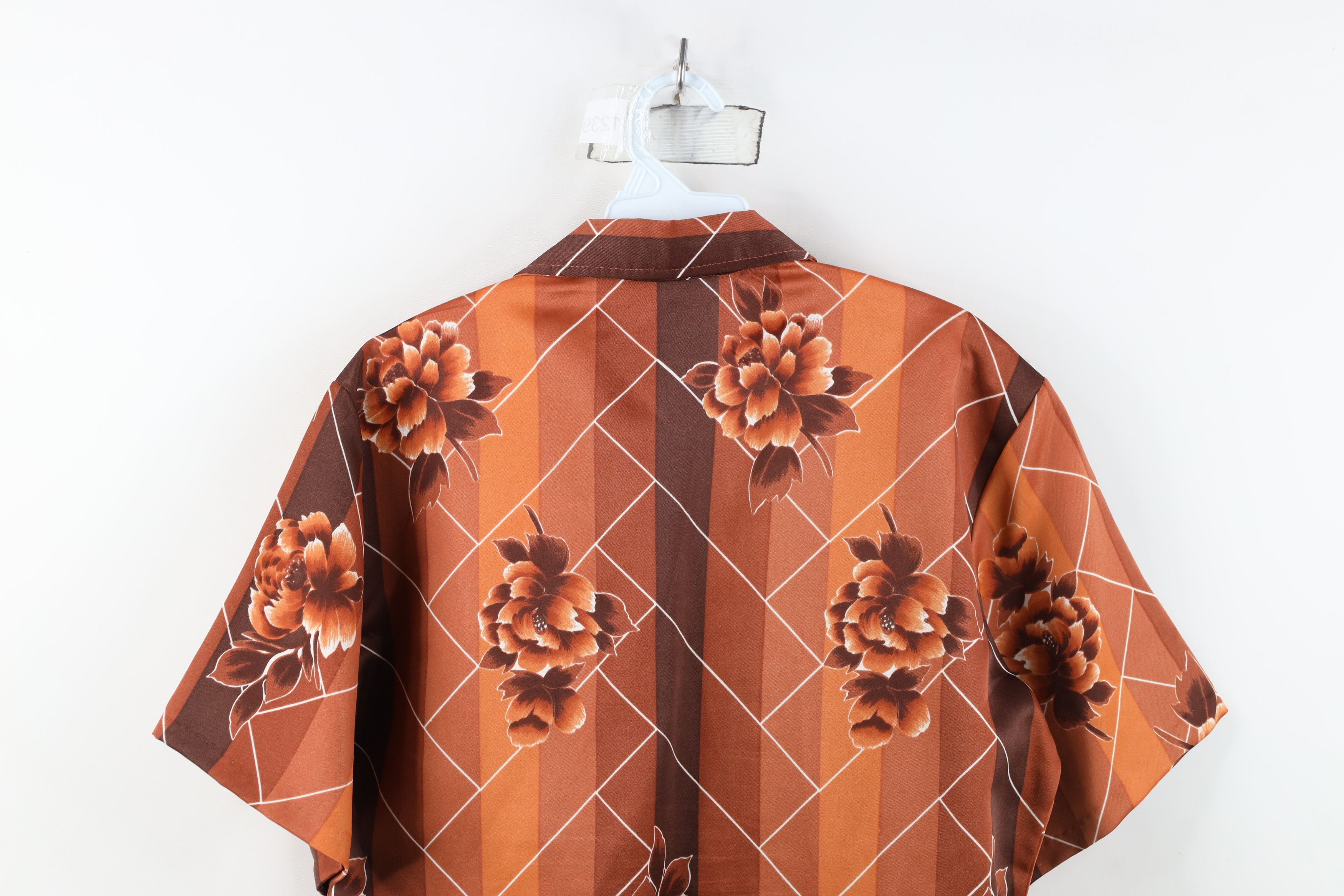 Vintage Vintage 70s Rockabilly Knit Camp Collar Button Shirt USA Size US M / EU 48-50 / 2 - 11 Thumbnail