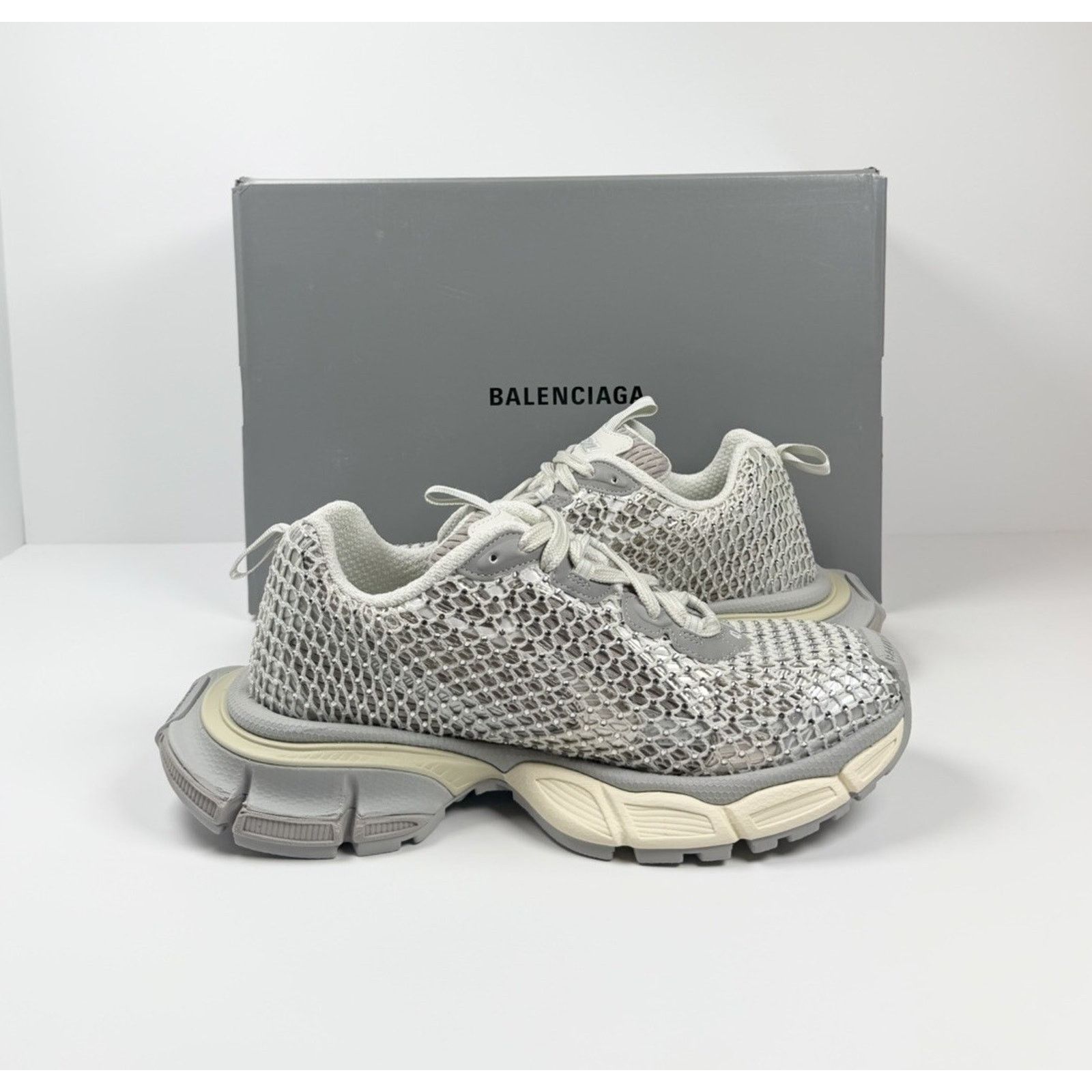 Balenciaga Size 41EU/8US - Balenciaga 3XL Fishnet NEW/RETAIL $1,650! Size US 8 / EU 41 - 5 Thumbnail