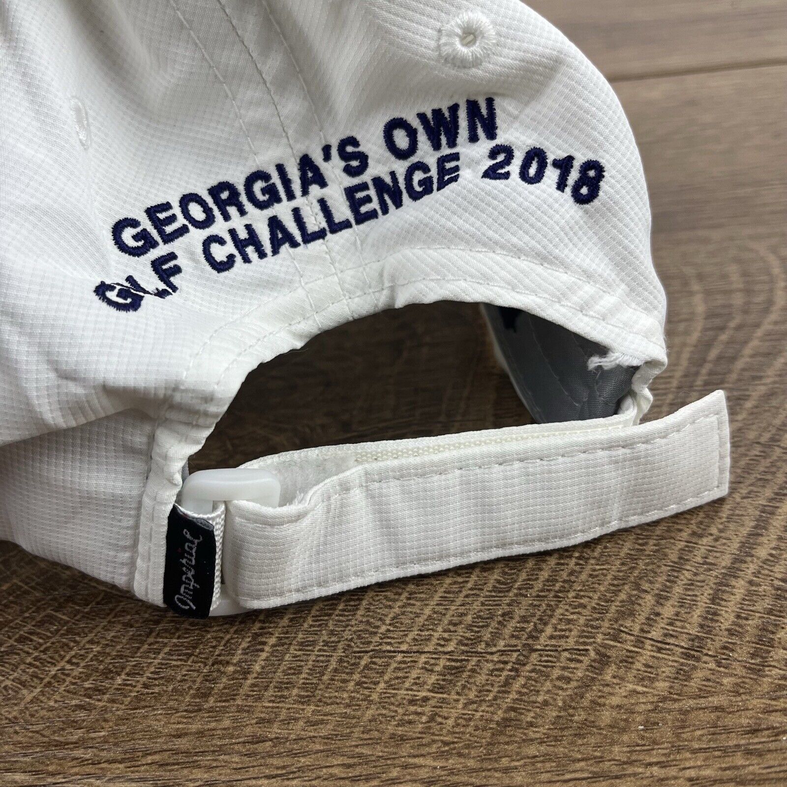 Other Georgia's Golf Channel Hat Carpediegup CCC White Hat Adjusta Size ONE SIZE - 15 Thumbnail