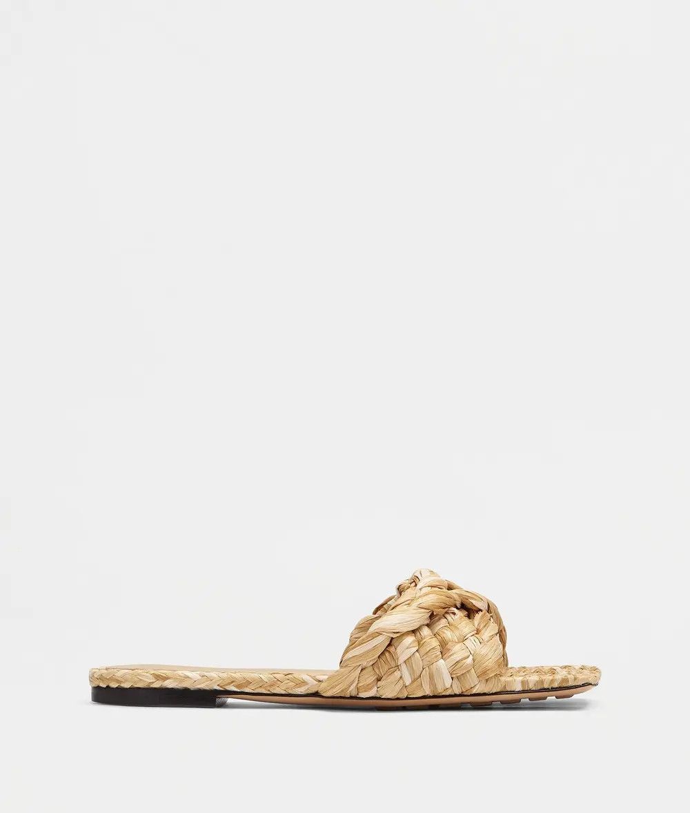 Bottega Veneta o1s1rm0925 Stretch Flat Slip On in Beige Size US 4 / IT 34 - 1 Thumbnail