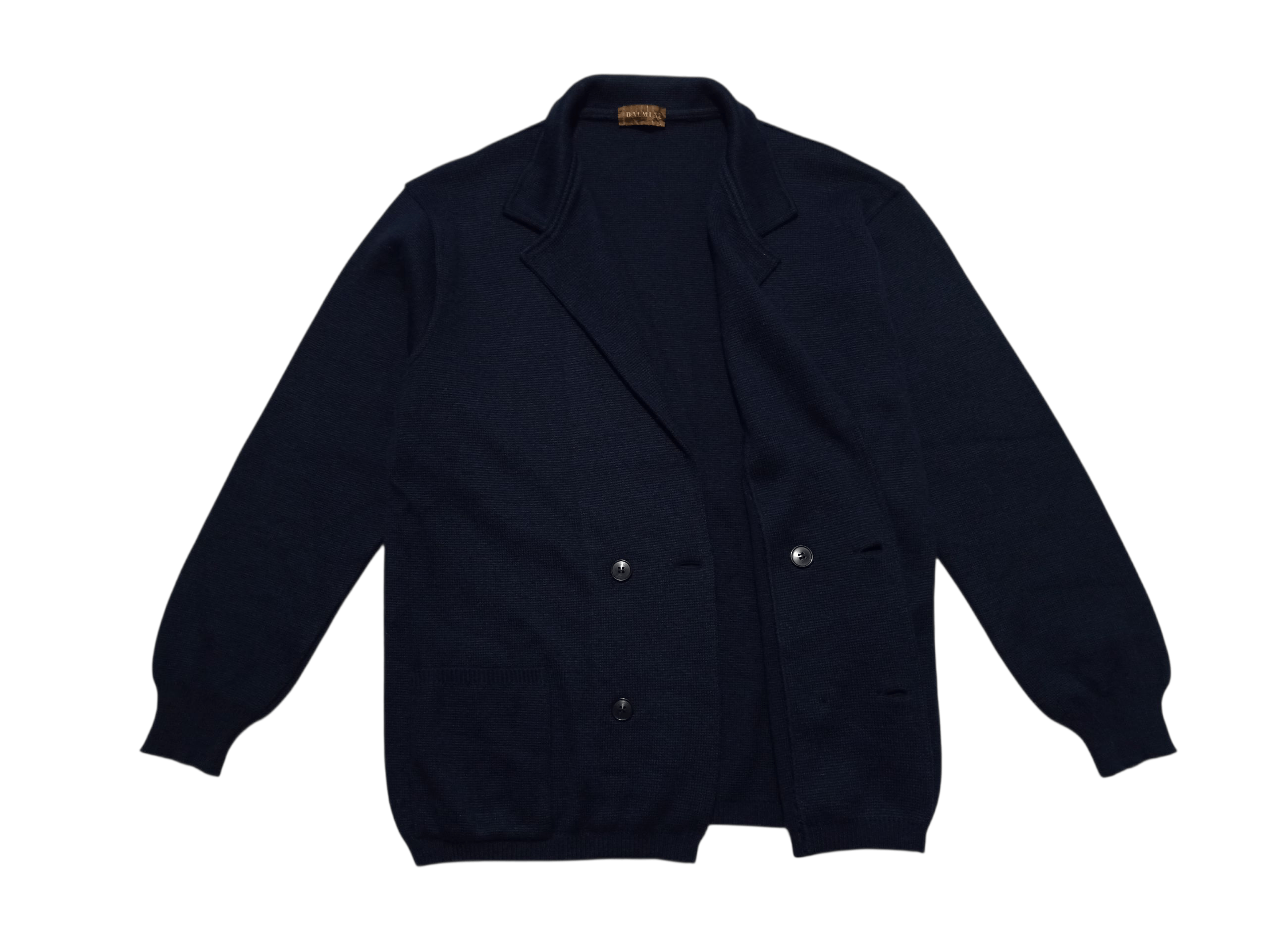 Dalmine Dalmine Italy Wool Blend Cardigan Blazer Double Size 54R - 5 Thumbnail