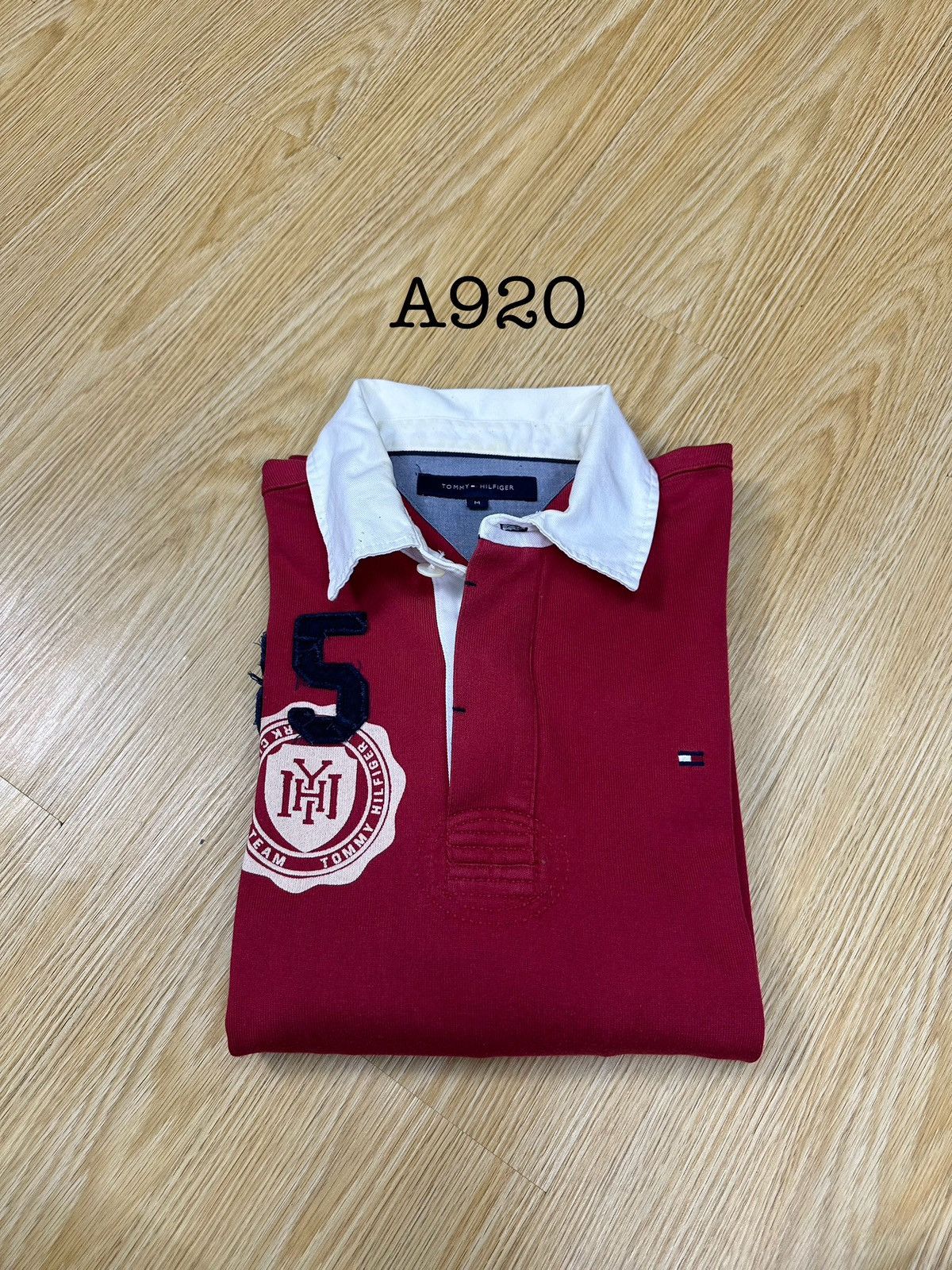 Tommy Hilfiger Tommy Hilfiger Rugby Polo Shirt A920 Size US M / EU 48-50 / 2 - 15 Thumbnail
