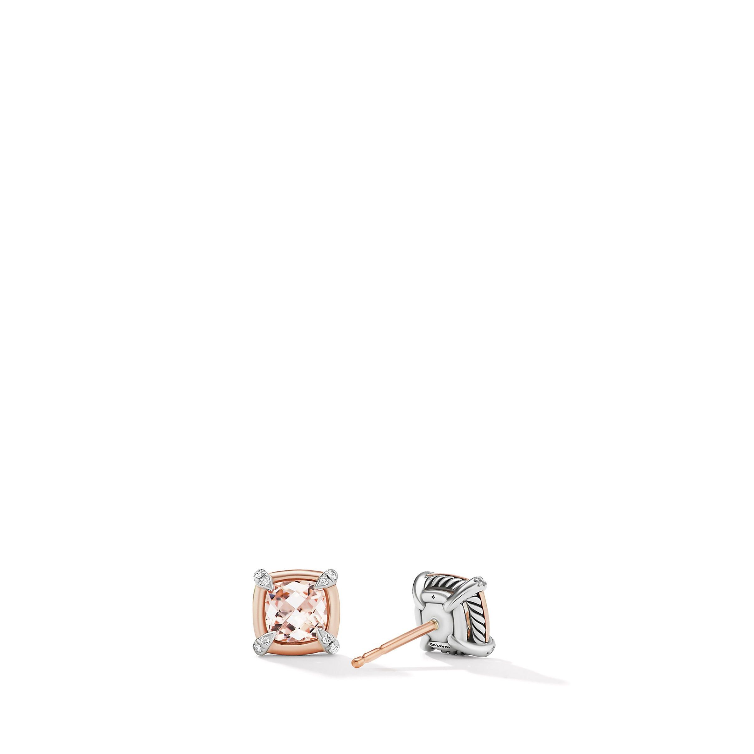 David Yurman o1w1db10525 E17115D Earrings in Silver with 18K Yellow Gold Size ONE SIZE - 2 Thumbnail