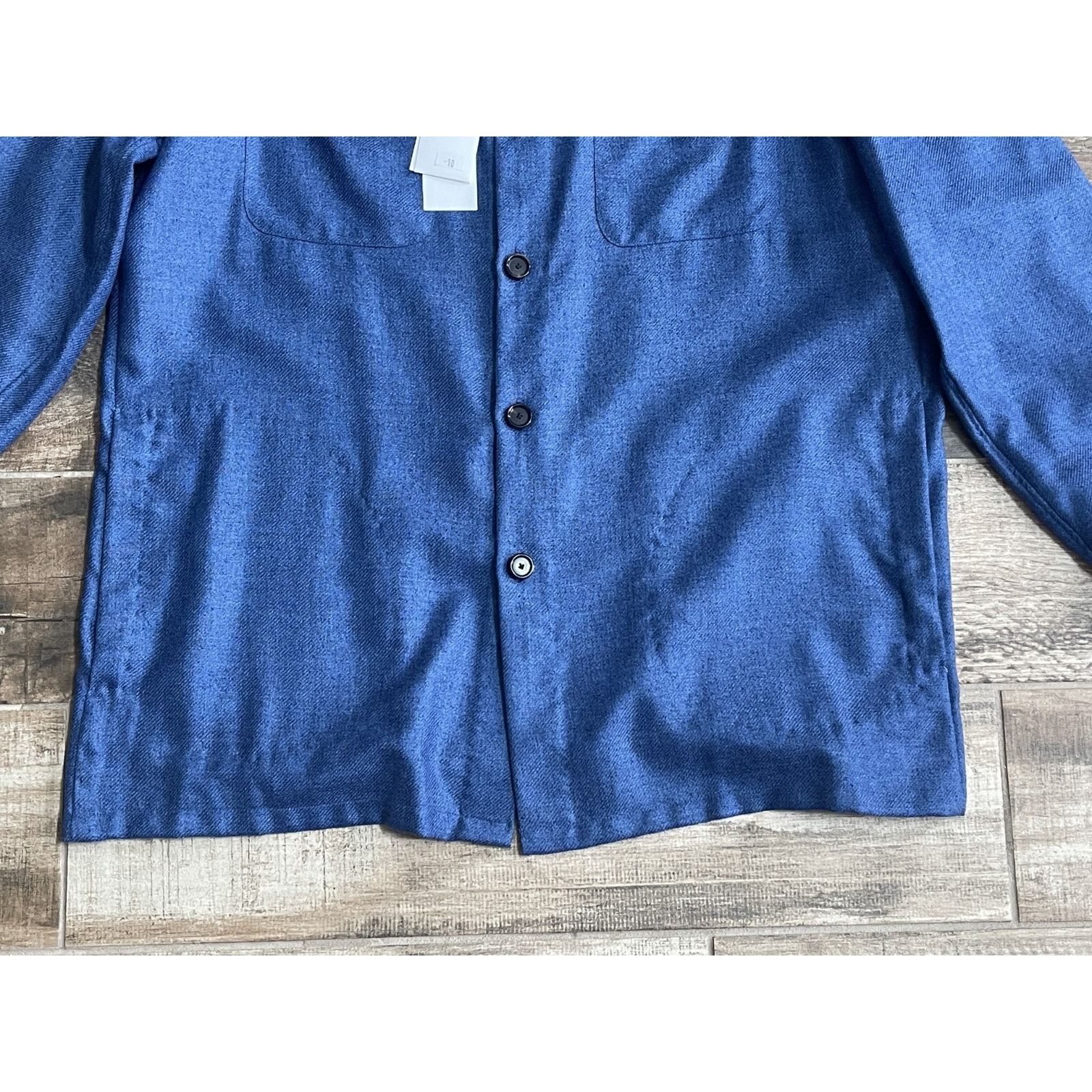 Cesare Attolini $6,000 NWT Cesare Attolini Blue Cashmere Shirt Jacket XL Size US XL / EU 56 / 4 - 3 Thumbnail