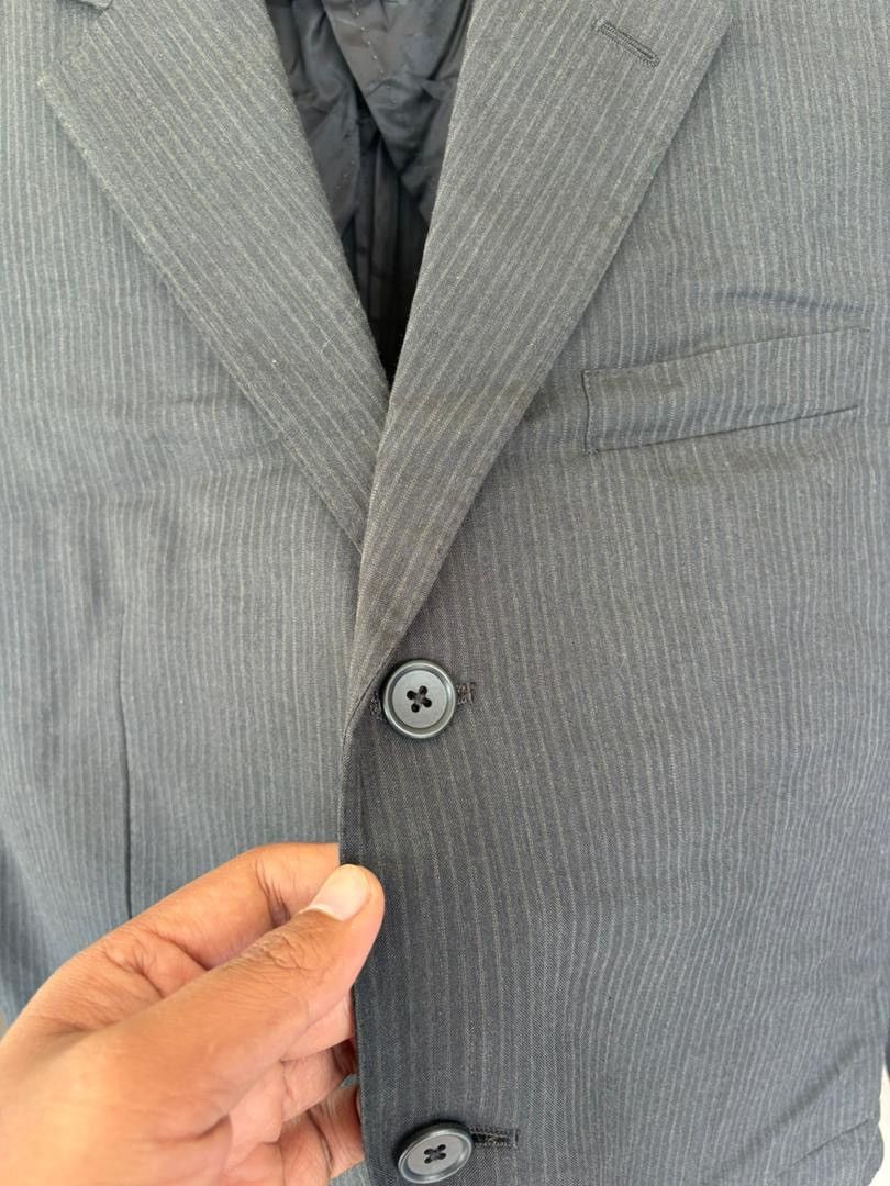 Yohji Yamamoto Vtg Yohji Yamamoto A.a.r Blazer Coat Stripe Design Size US M / EU 48-50 / 2 - 10 Thumbnail