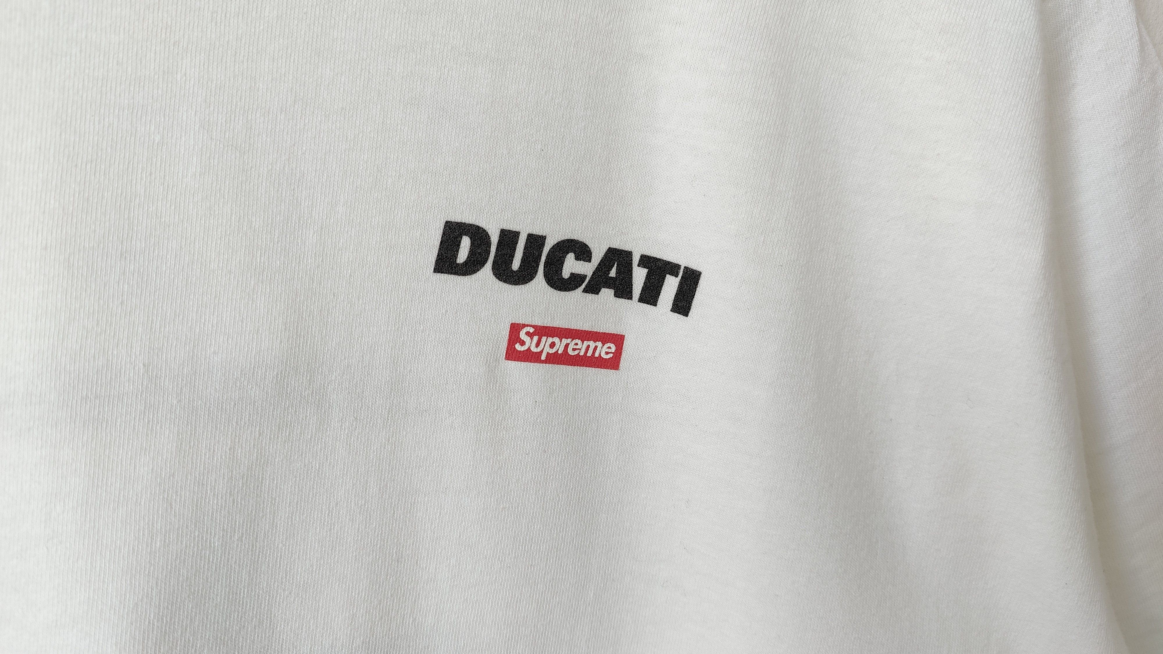 Supreme Supreme x Ducati SS24 White Logo Tshirt Size US L / EU 52-54 / 3 - 5 Thumbnail