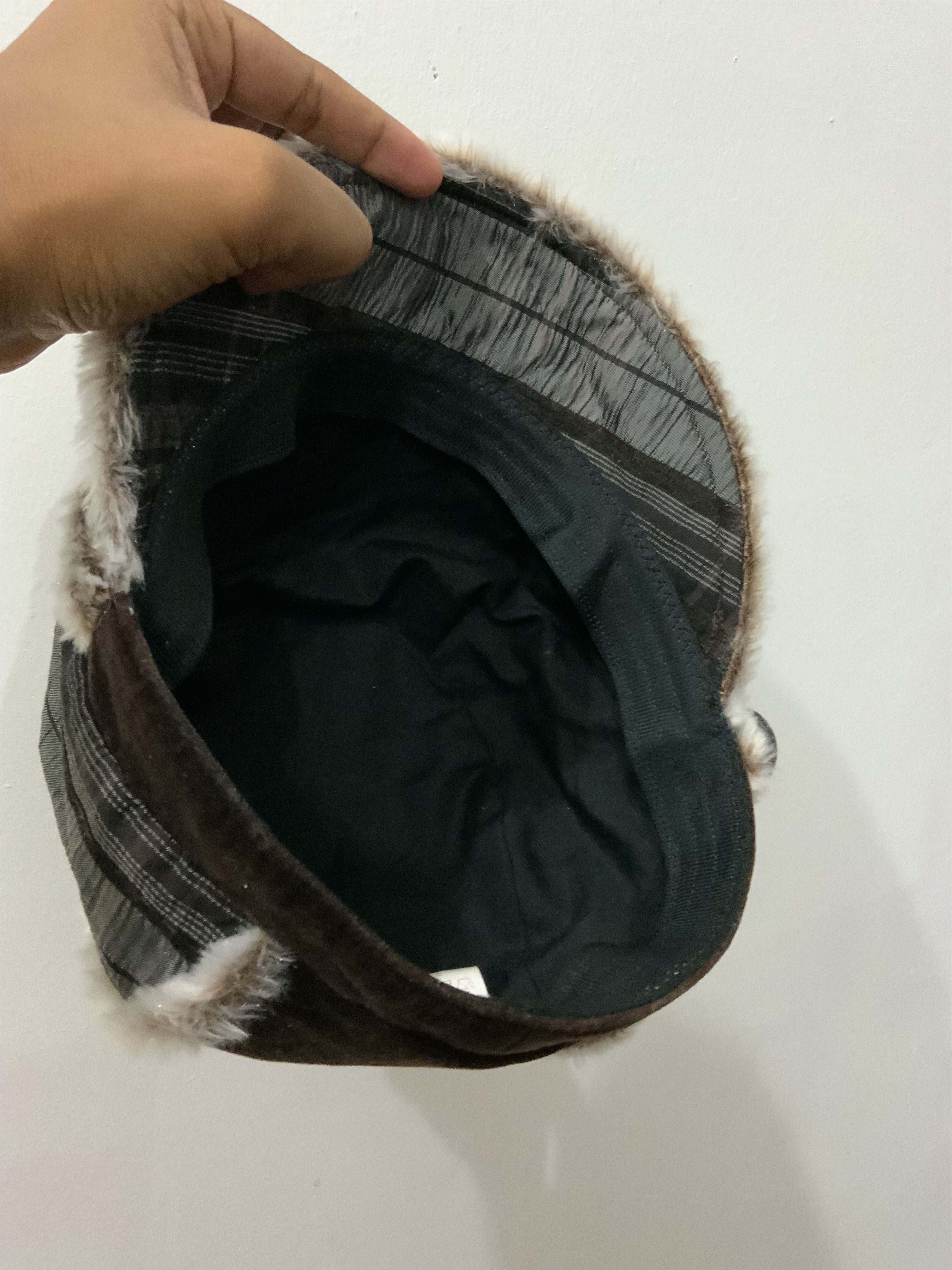 If Six Was Nine Mohair Fur Suade Retro Ski Hat Size ONE SIZE - 8 Thumbnail