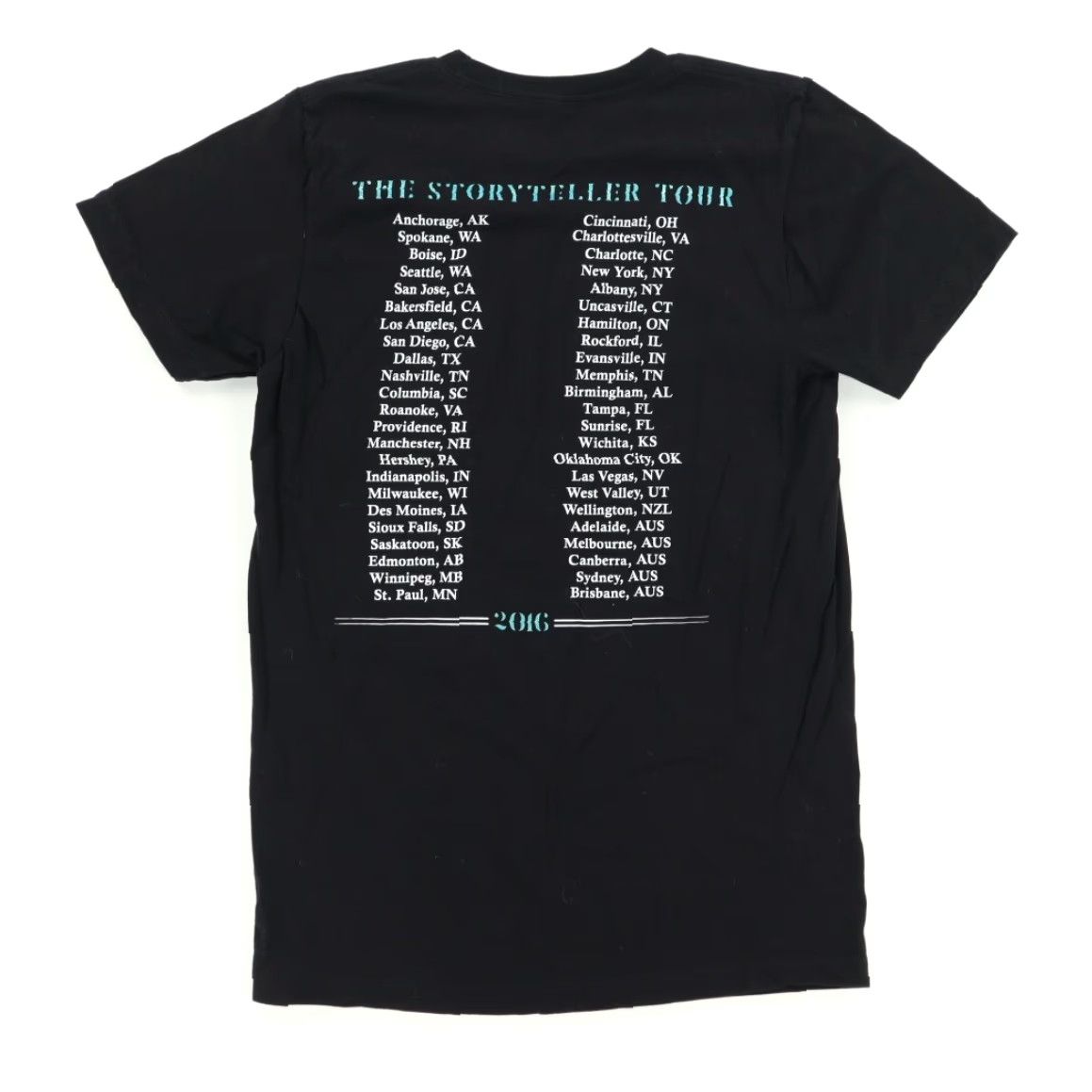 Vintage Carrie Underwood Storyteller Tour Solid T-Shirt Black Men's S Shirt Size US S / EU 44-46 / 1 - 4 Thumbnail