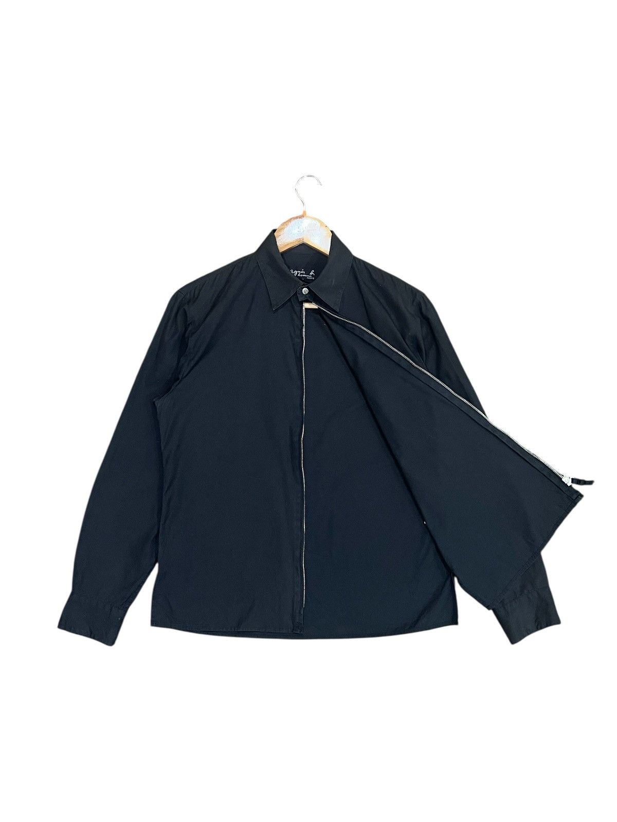 Japanese Brand × Vintage × agnes b. Agnes B Zipper Shirt Size US M / EU 48-50 / 2 - 2 Thumbnail