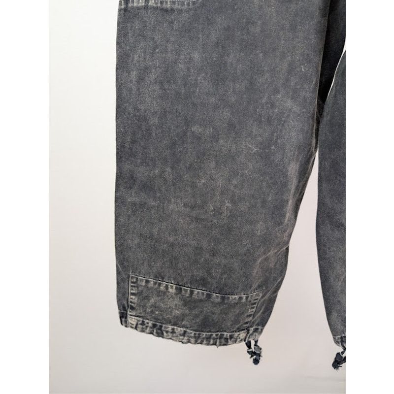 Maison MIHARA YASUHIRO o1rshd1 Repair Cargo Trousers Denim Pants in Black Size US 32 / EU 48 - 17 Thumbnail