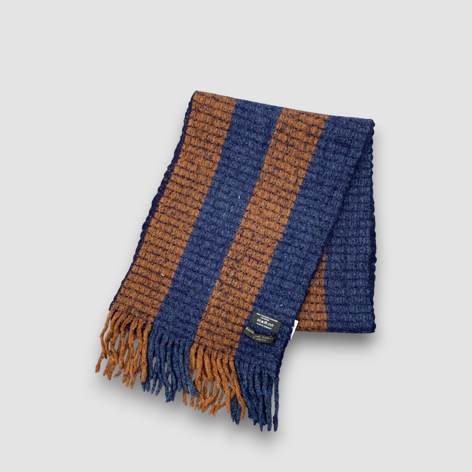 Katharine Hamnett London Vintage Katherine Hamnett Scarf Muffler Wool Scarves Size ONE SIZE - 2 Thumbnail