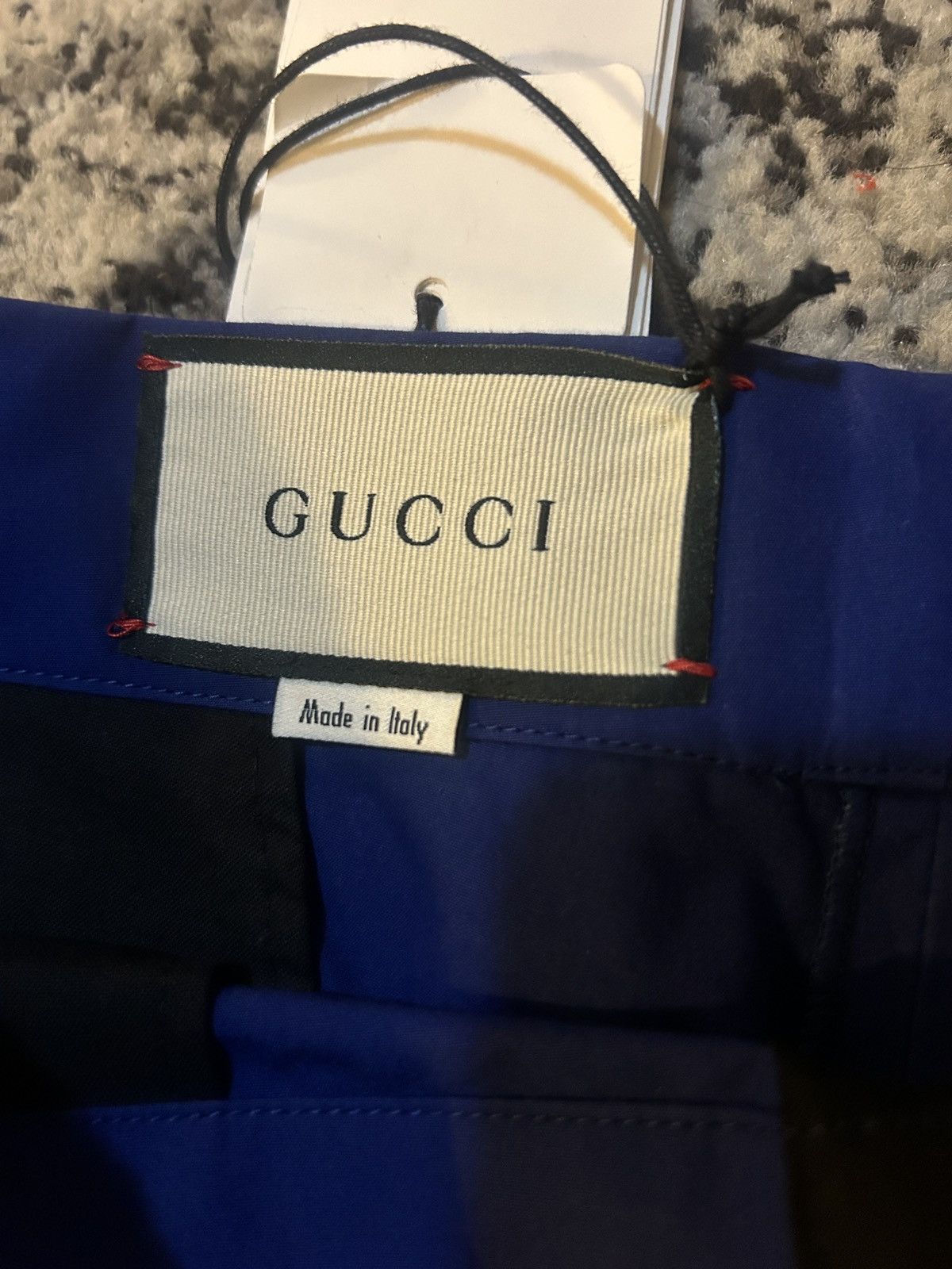 Gucci Gucci Heavy Cotton Popeline W/EMB Blue Print shorts Size US 36 / EU 52 - 6 Thumbnail