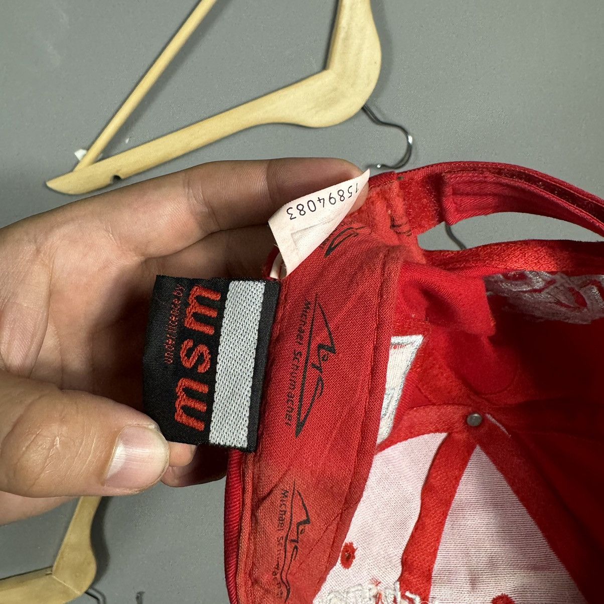 Ferrari × Formula 1 × Vintage Vintage Michael Schumacher Champion Ferrari Racing Cap Size ONE SIZE - 9 Thumbnail