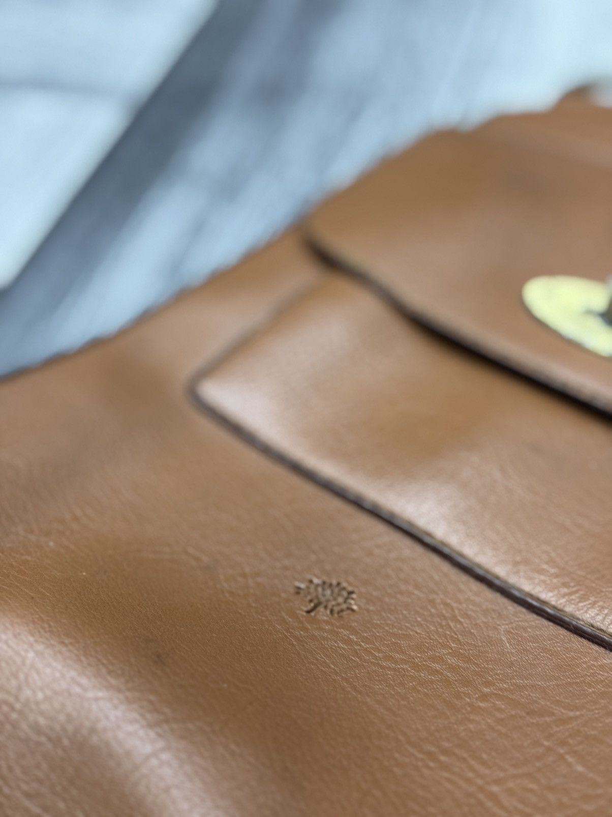 Vintage Mulberry Antony Small Messenger Bag in Light Leather Size ONE SIZE - 5 Thumbnail