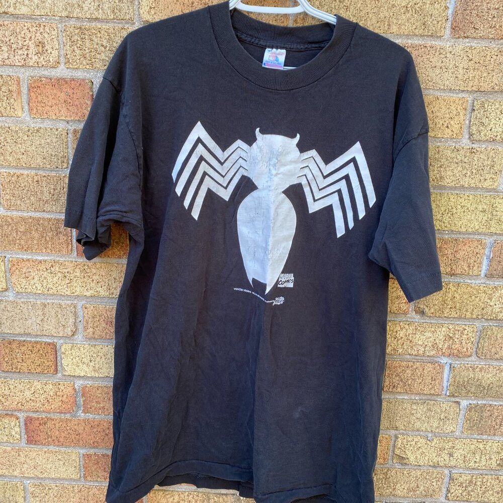 Fruit Of The Loom × Marvel Comics × Vintage Vintage 1993 Marvel Venom VNS846 Marvel Comics Spiderman Pr Size US XL / EU 56 / 4 - 3 Thumbnail