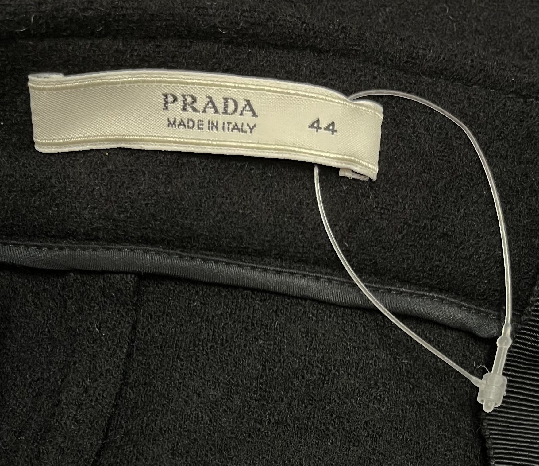 Prada Prada Fall 2008 Black Wool Felt Frill Hem Skirt Size 30" / US 8 / IT 44 - 5 Thumbnail