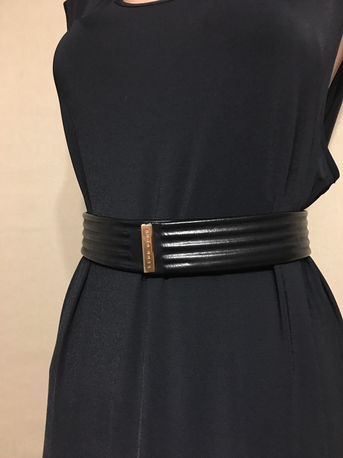 Hugo Boss HUGO BOSS Handmade Leather Italy Belt Size S Size ONE SIZE - 1 Thumbnail