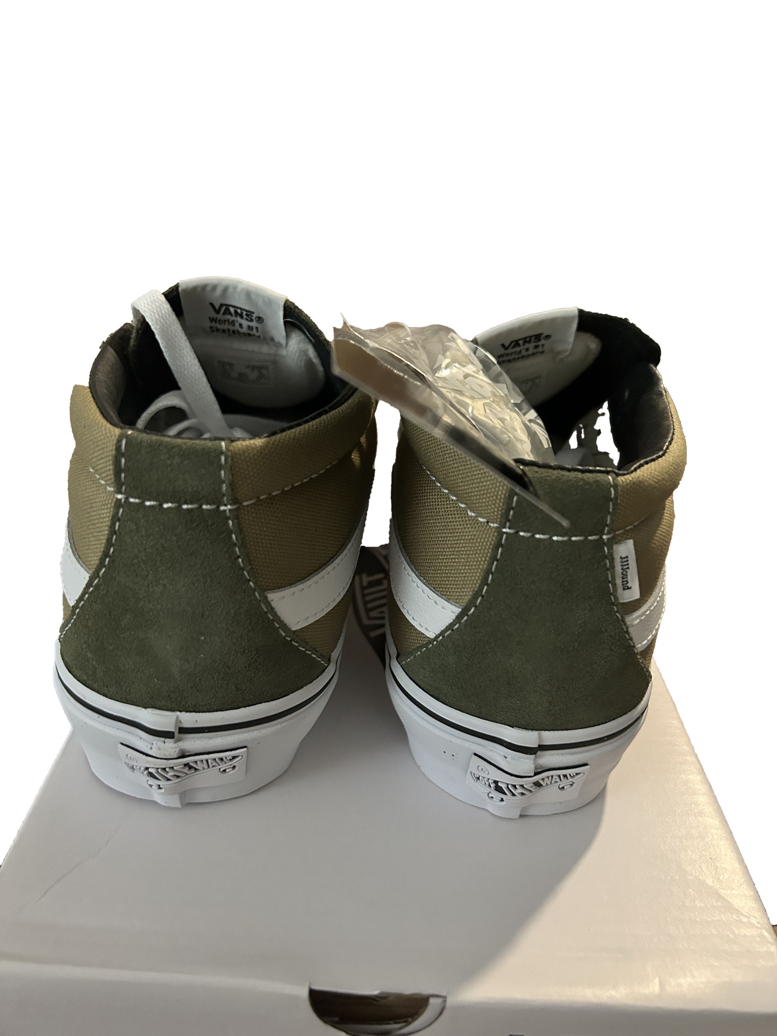 JJJJound × Vans Vans Vault Sk8-Mid LX JJJJound Olive Size US 9.5 / EU 42-43 - 4 Thumbnail