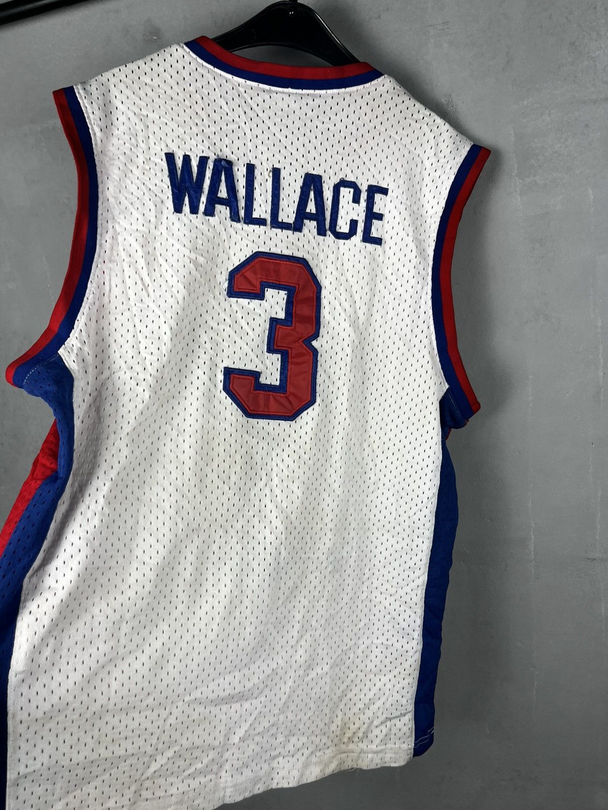 Vintage Champion Detroit Pistons Basketball Jersey Ben Wallace Size US M / EU 48-50 / 2 - 16 Thumbnail