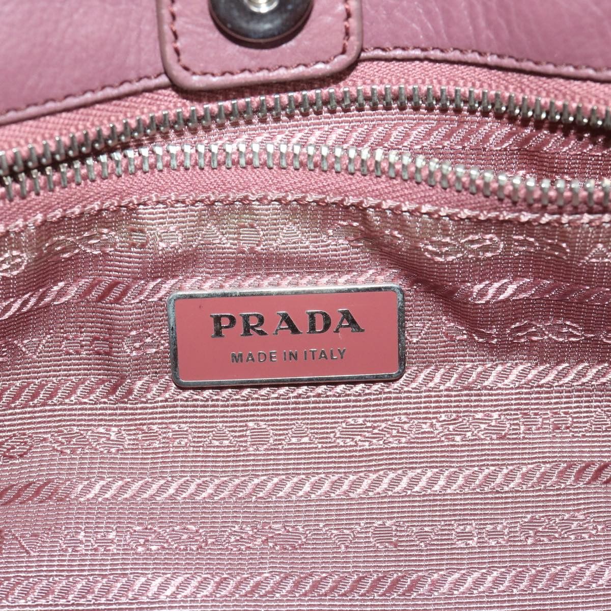 Prada PRADA Hand Bag Nylon Pink Size ONE SIZE - 15 Thumbnail