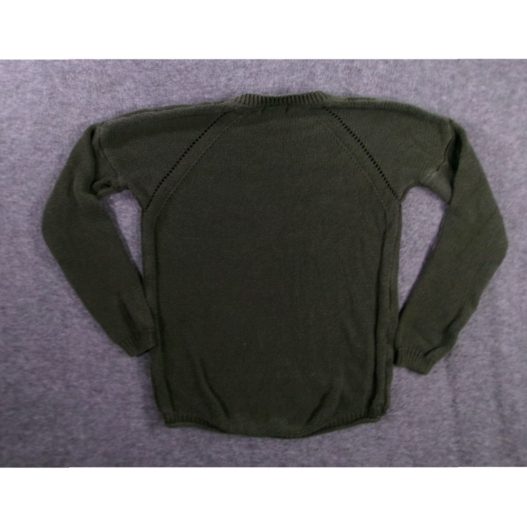 Forever 21 FOREVER 21 Sweater Women XS Dark Green Textured Raglan Sleeve Cozy Chic Size XS / US 0-2 / IT 36-38 - 7 Thumbnail