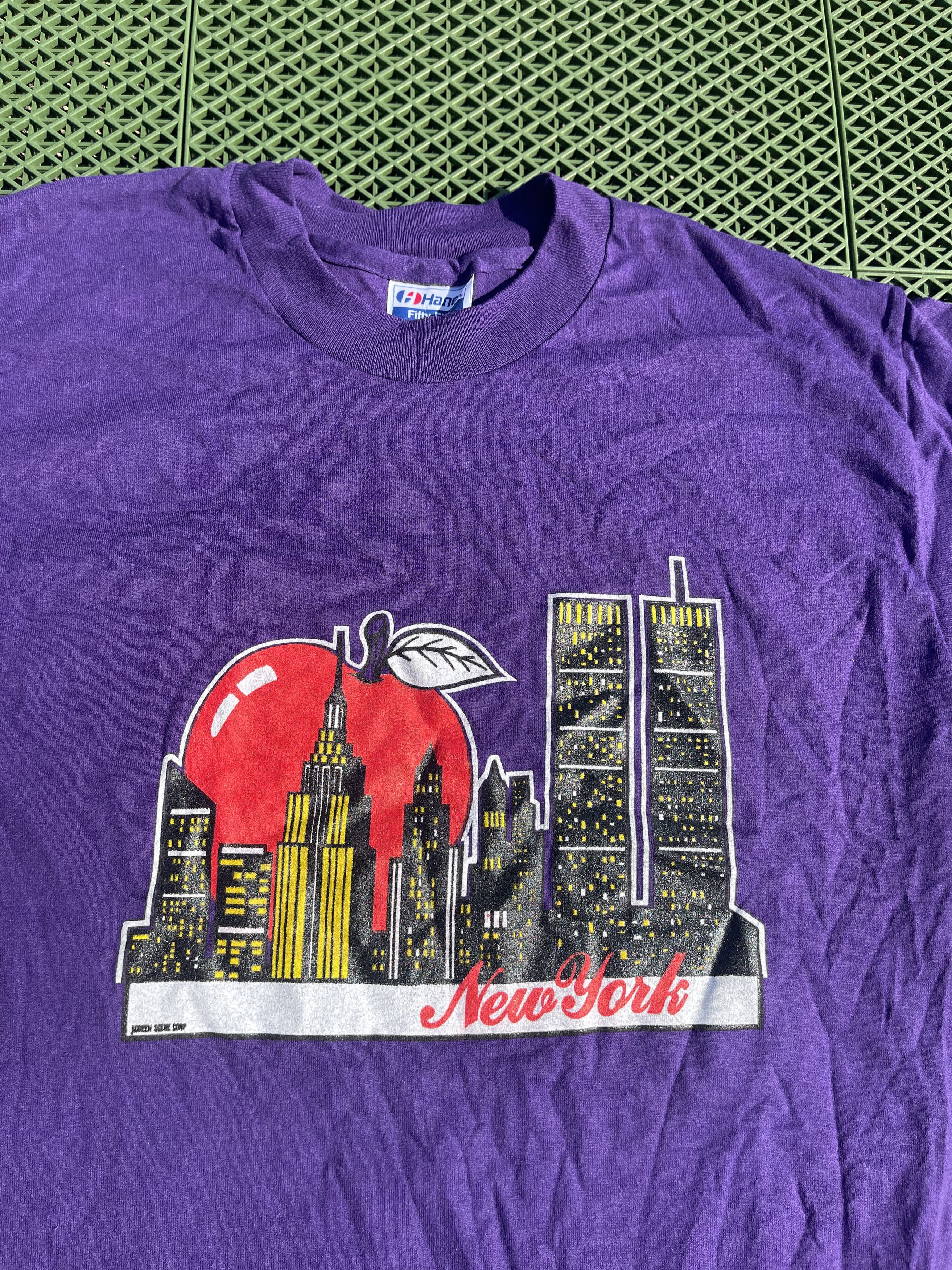 Vintage Twin Towers 90's New York City Vintage NYC T-Shirt Size US M / EU 48-50 / 2 - 8 Thumbnail