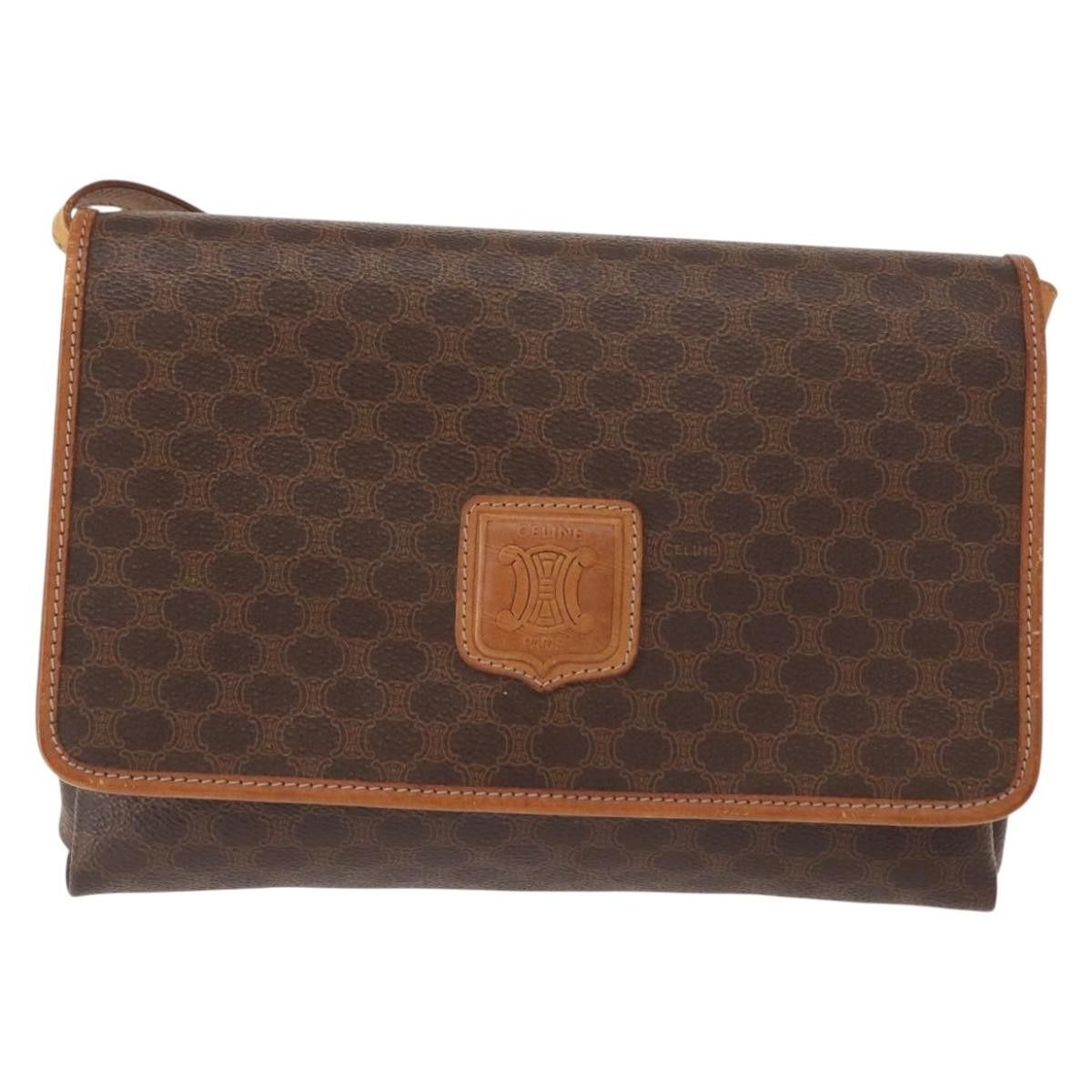 Celine Celine Vintage Macadam Shoulder Bag Canvas Size ONE SIZE - 1 Thumbnail