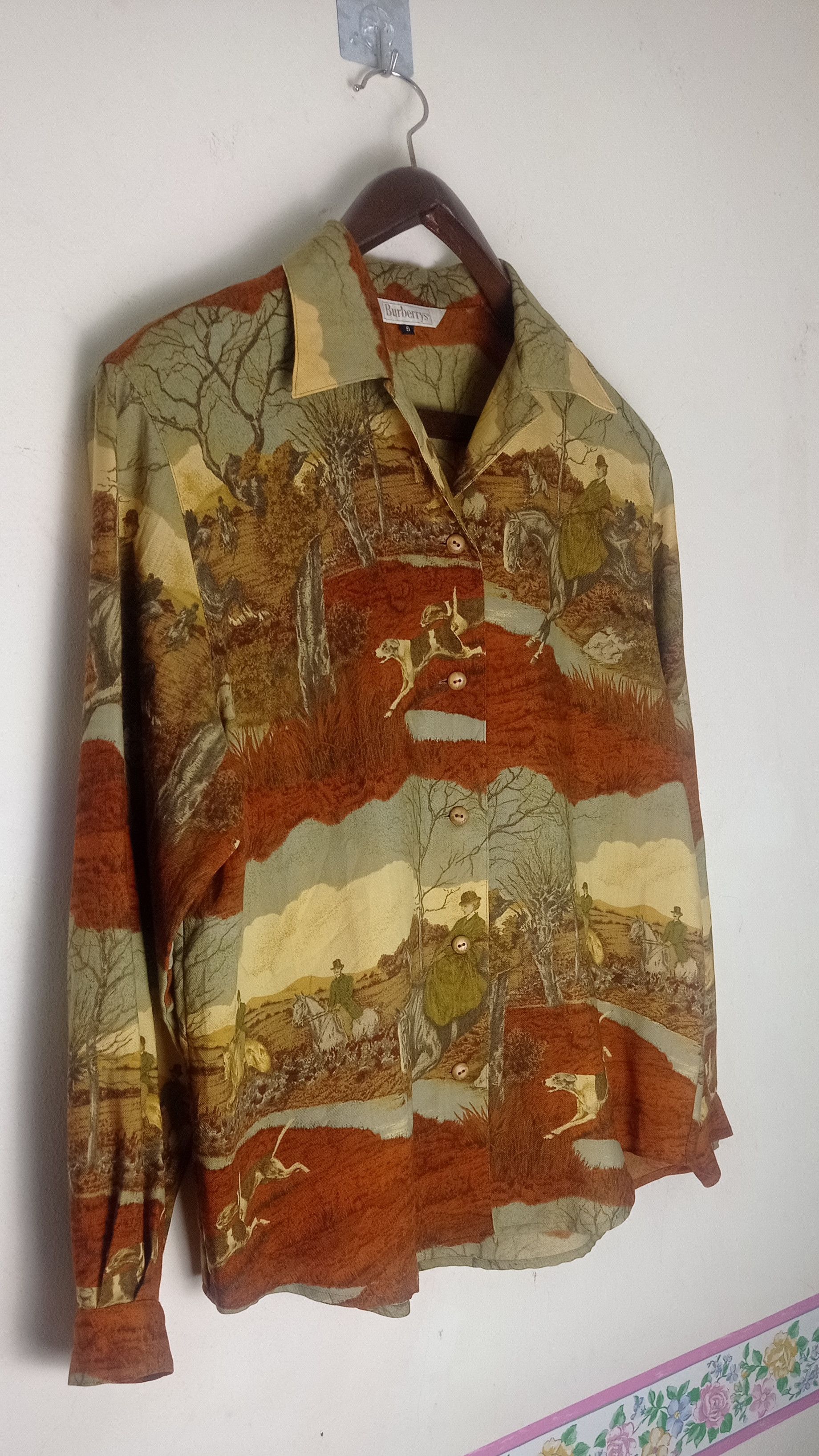 Burberry × Vintage Vintage 90s Burberry's Woman Shirt nice design Size M / US 6-8 / IT 42-44 - 9 Thumbnail