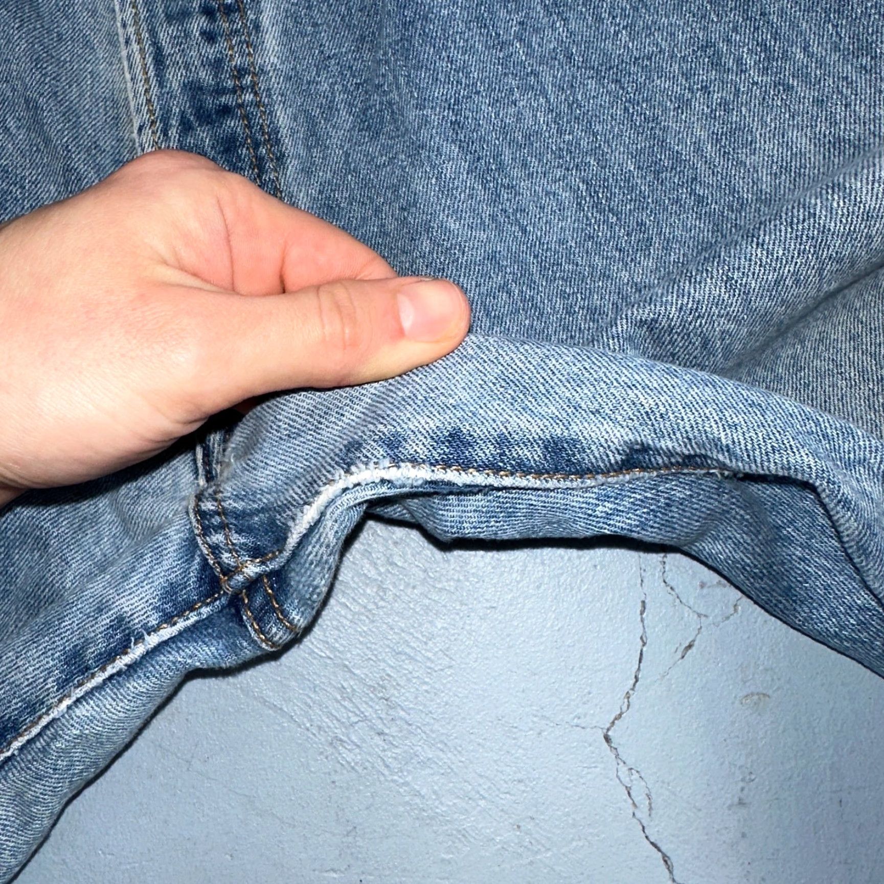 Levi's VINTAGE Levis 501 90s Mexico Straight Leg Jeans 40x32 Y2K Light Wash Act 36x30 Mens Size US 40 / EU 56 - 7 Thumbnail