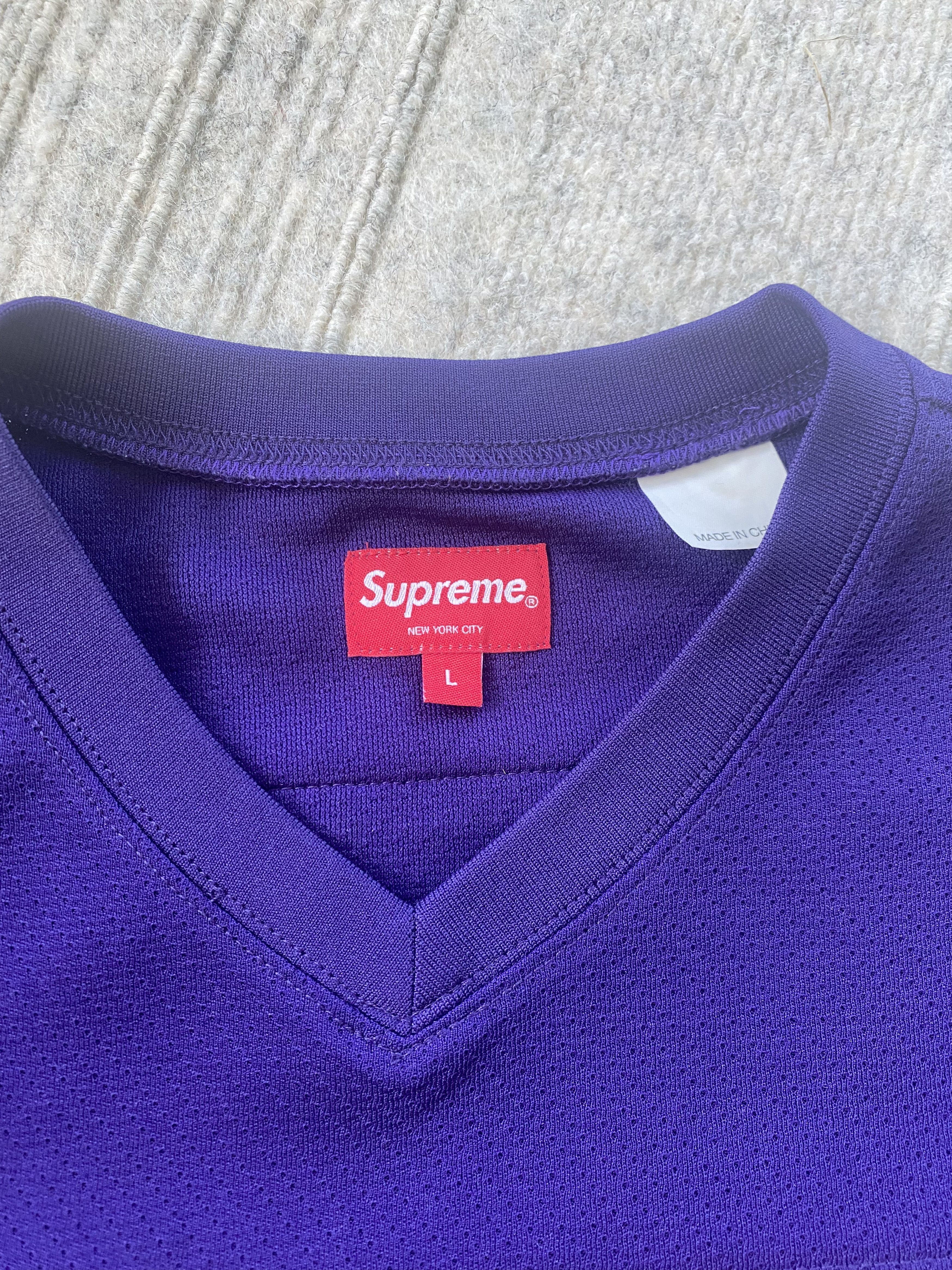Supreme Supreme 2022 Faux Cro Football Jersey T-Shirt Size US L / EU 52-54 / 3 - 3 Thumbnail