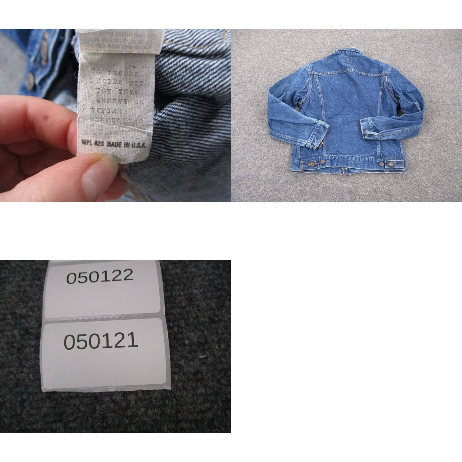 Levi's VINTAGE Levi's Jacket Mens 40 Blue Denim Trucker 70506 Red Tab 90s USA Denim Jacket Mens 40 Blue Size US 40 / EU 56 - 8 Thumbnail