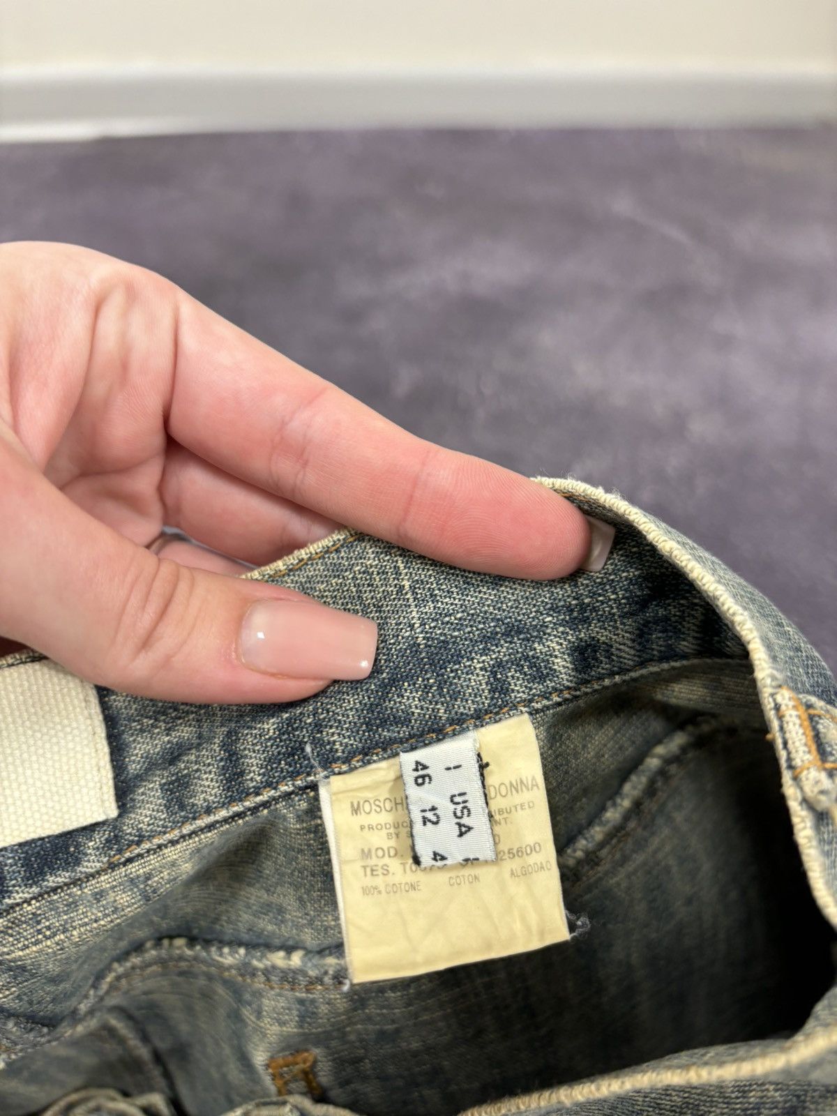 Moschino Vintage Moschino Women’s Y2K Hype Luxury Denim Skirt Size 32" / US 10 / IT 46 - 16 Thumbnail