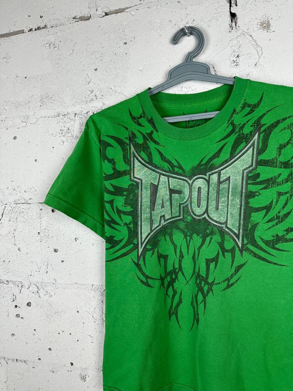 Tapout × Vintage Crazy Y2K Tapout MMA UFC MPS t shirt Cross Wings Size US M / EU 48-50 / 2 - 2 Thumbnail