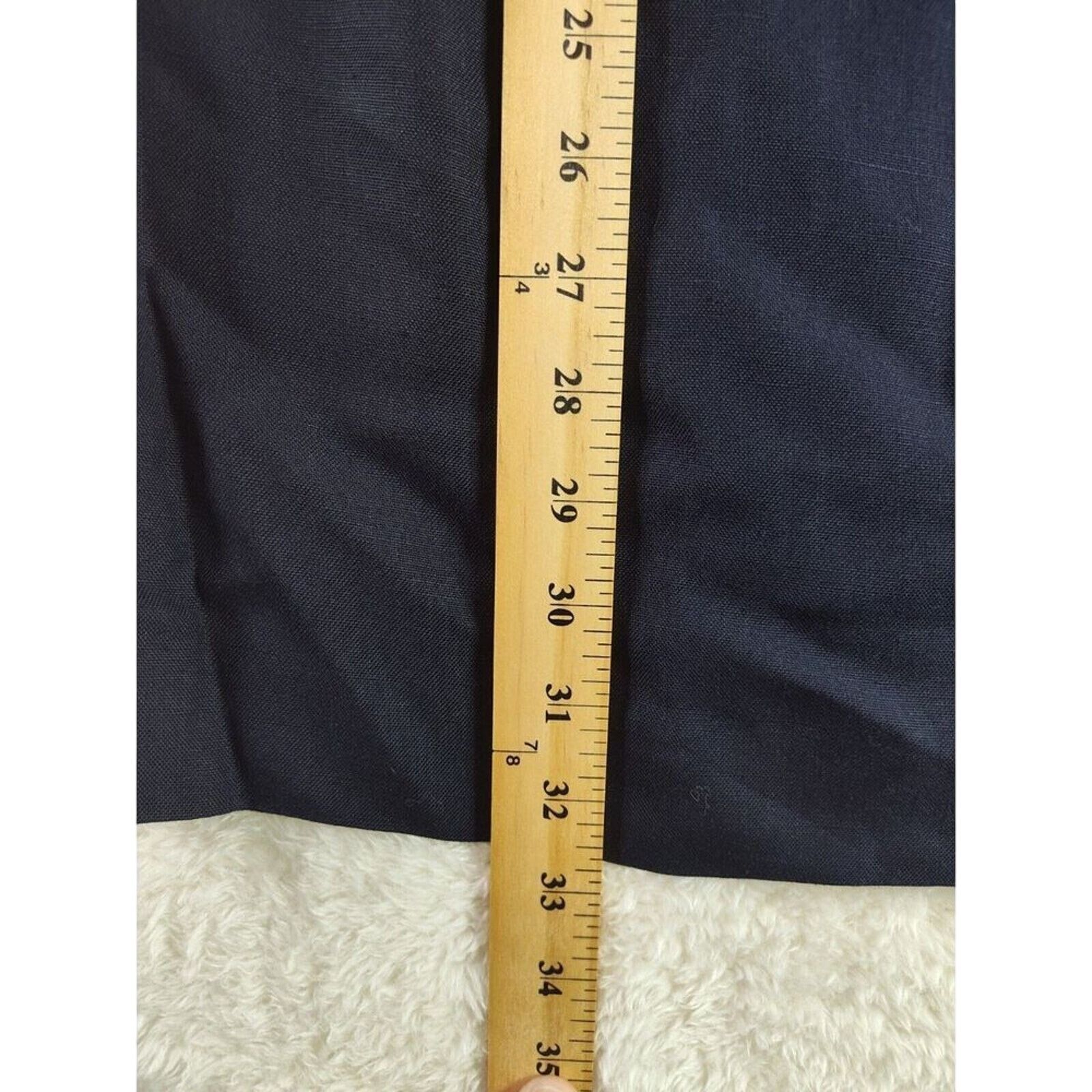 & Other Stories Talbots Skirt Rayon & Linen Italian Fabric Womens 14 Long Size 36" / US 14 / IT 50 - 4 Thumbnail