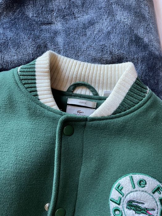 Lacoste SS19 Golf Le Fleur x Lacoste Varsity Jacket Grailed