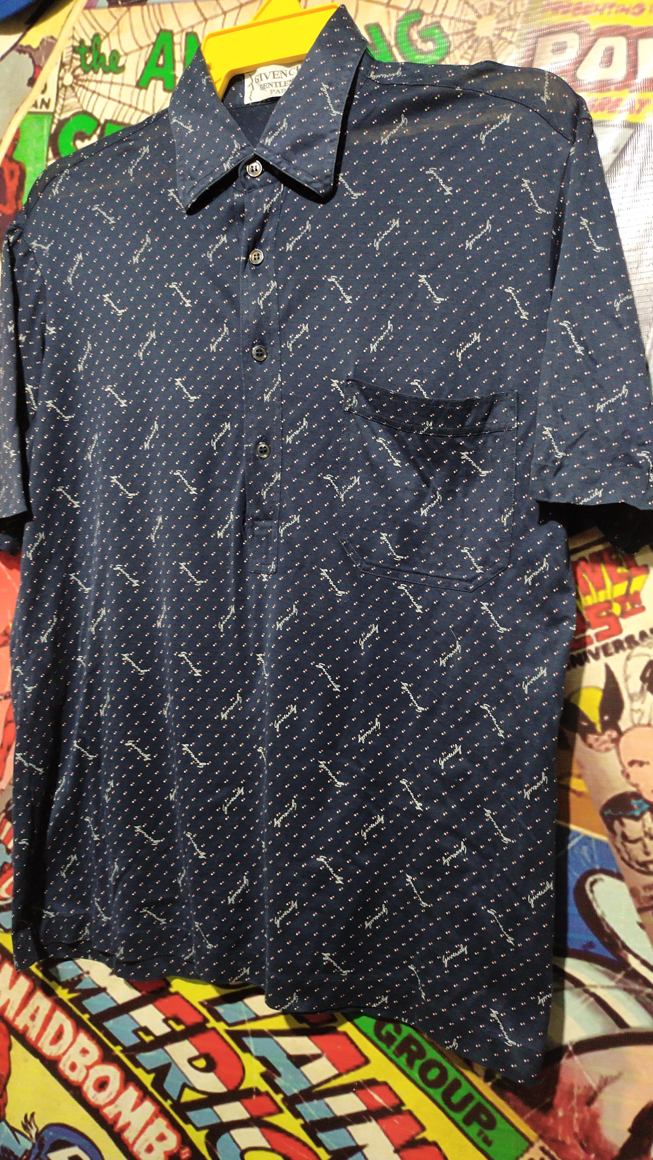 Givenchy VINTAGE X GIVENCHY MONOGRAM POLO SHIRTS Size US M / EU 48-50 / 2 - 12 Thumbnail