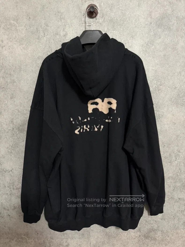 Balenciaga Balenciaga Black Hoodie Graffiti Logo. Size US XS / EU 42 / 0 - 5 Thumbnail