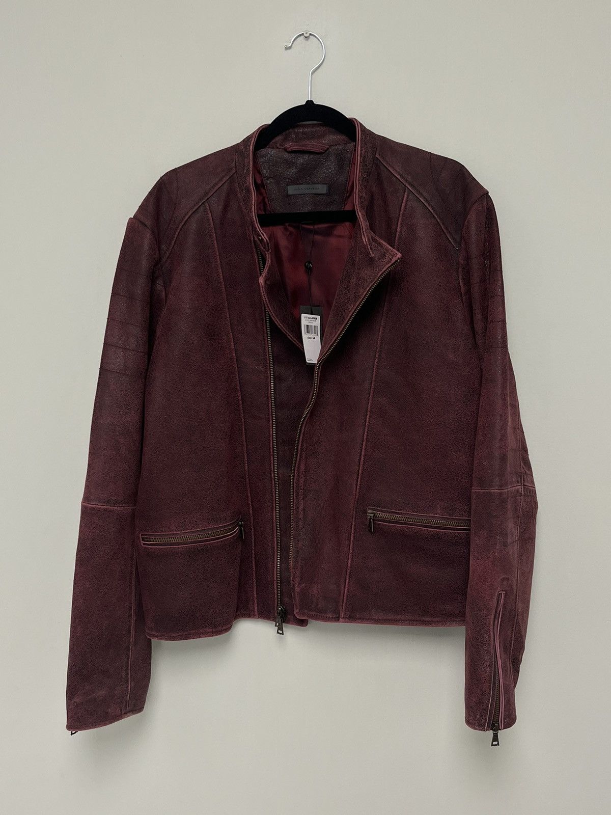 John Varvatos Sheepskin biker Sullivan Jacket. 54 Size US L / EU 52-54 / 3 - 4 Thumbnail