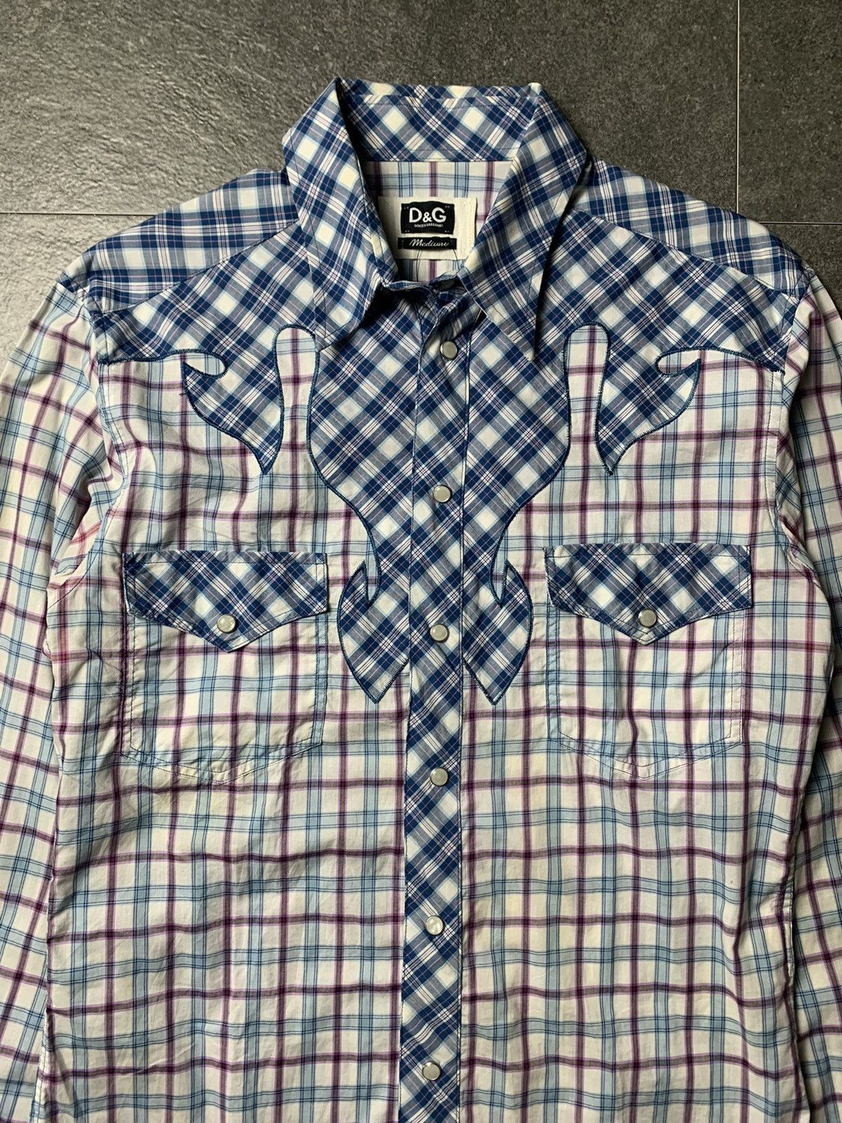 Dolce & Gabbana 1990s Dolce Gabbana Western Shirt Size US M / EU 48-50 / 2 - 3 Thumbnail