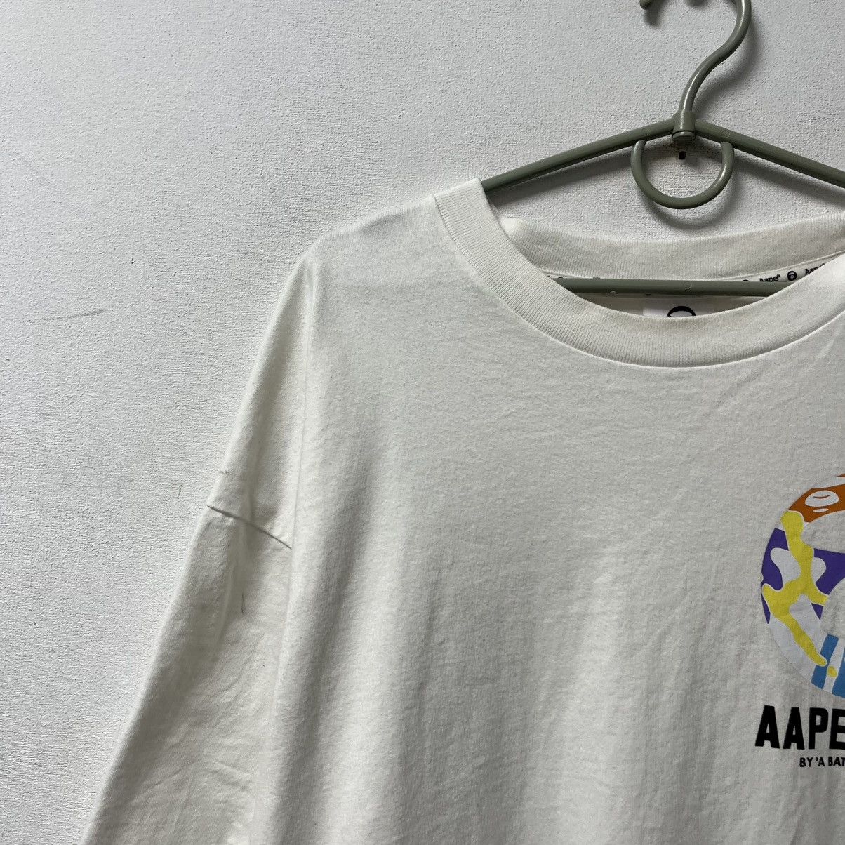 Aape Aape Bape circle logo t-shirt tee big logo Size XL Size US XL / EU 56 / 4 - 5 Thumbnail