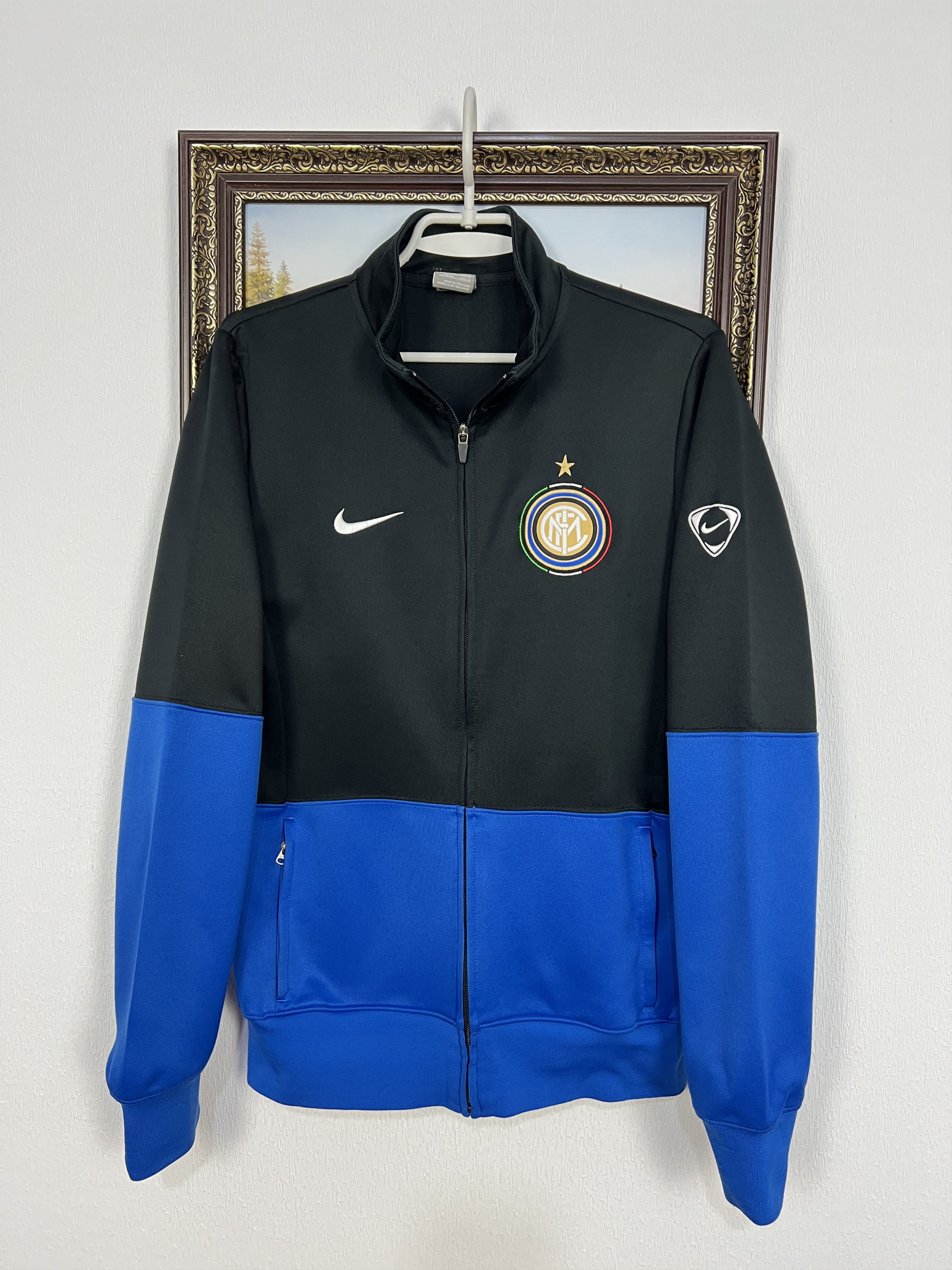 Nike Vintage Nike Inter Milan Football Jacket Soccer Track Top Size US M / EU 48-50 / 2 - 1 Thumbnail